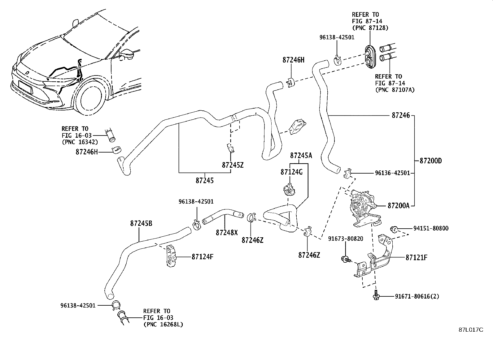 87200-30290 ACCESSORY ASSY, HEATER product image