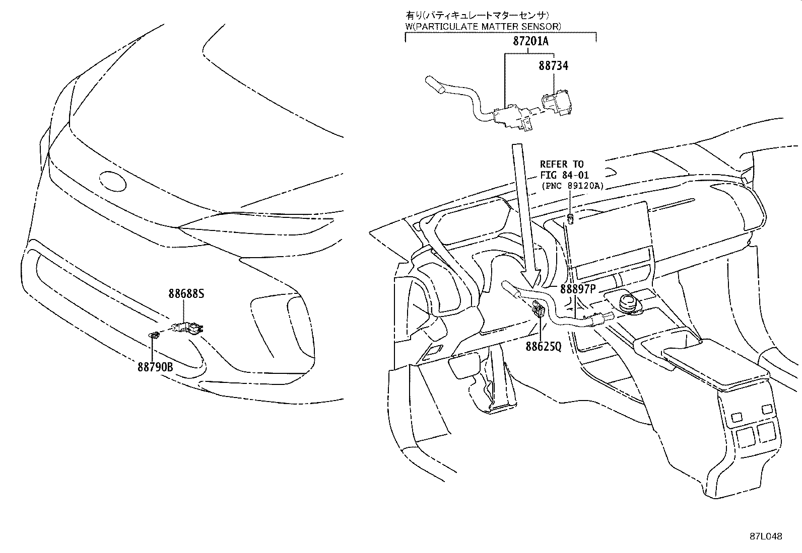 55844-0R110 DUCT, HEATER TO REGISTER, NO.2 product image
