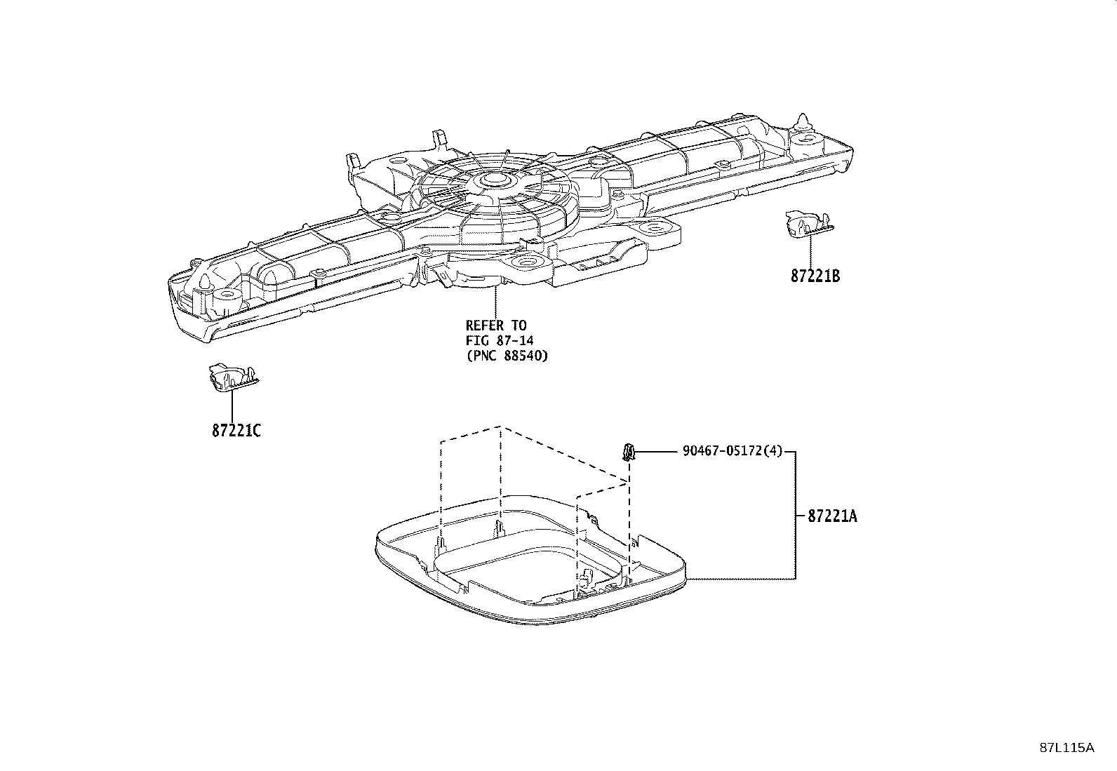 55900-52C90 CONTROL ASSY, AIR CONDITIONER product image