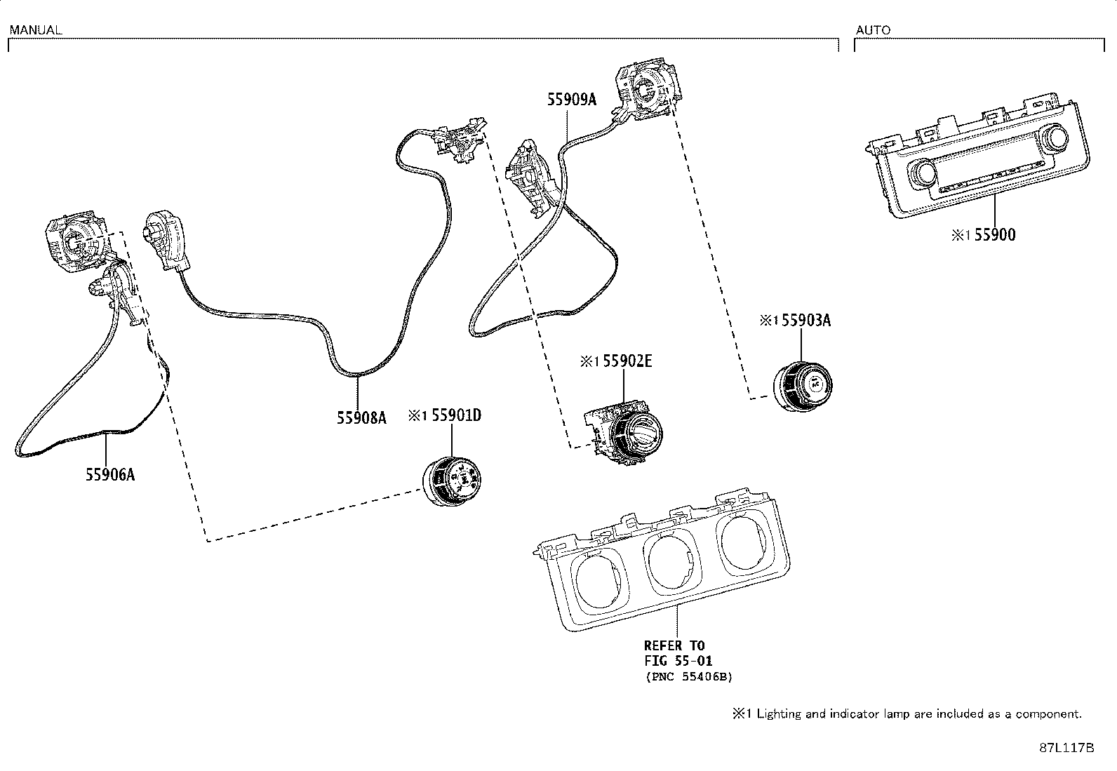 55085-52080 DUCT SUB-ASSY, HEATER TO REGISTER, NO.2 product image