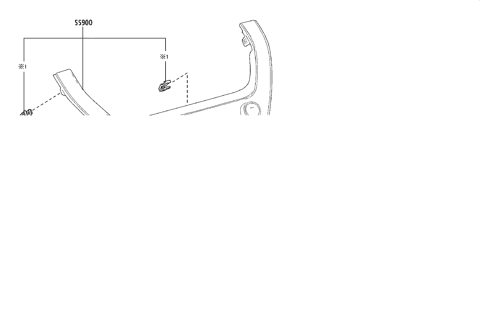 55085-16070 DUCT SUB-ASSY, HEATER TO REGISTER, NO.2 product image