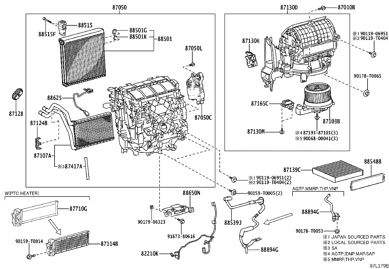 88515-0K660 VALVE, REAR COOLING UNIT EXPANSION product image