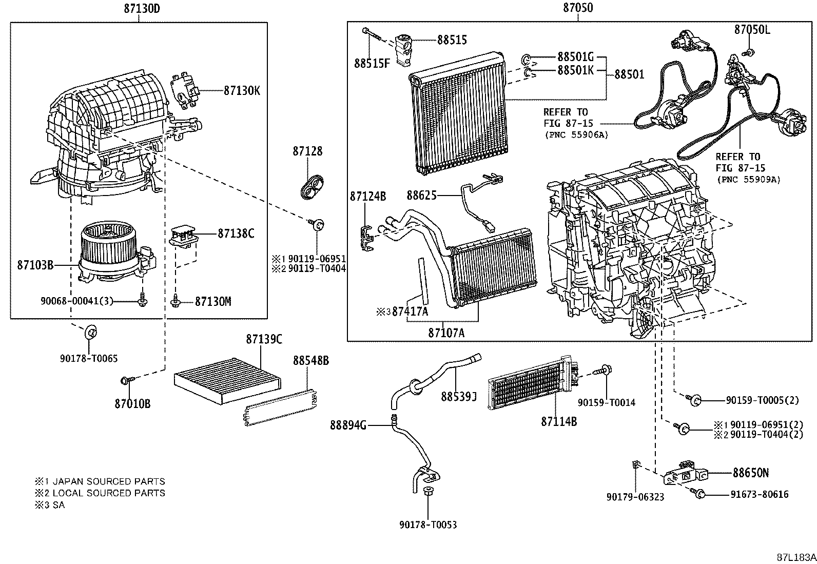 88515-0K660 VALVE, REAR COOLING UNIT EXPANSION product image