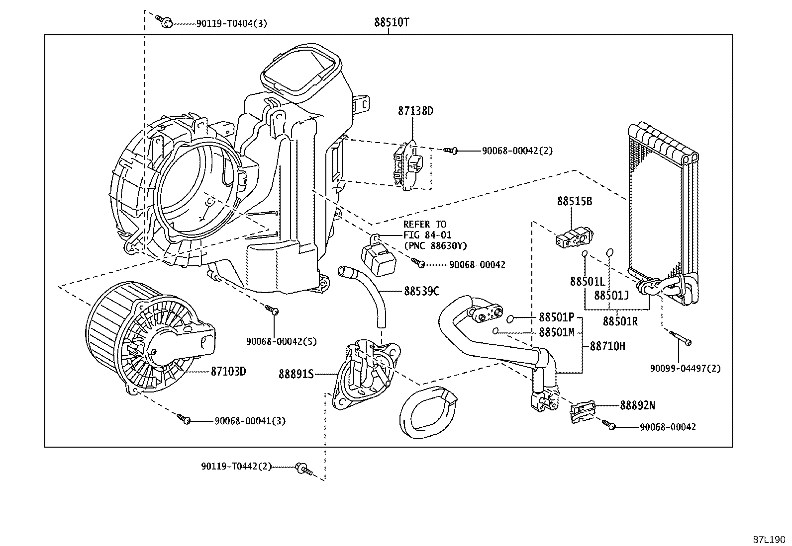 88650-0K850 AMPLIFIER ASSY, AIR CONDITIONER product image