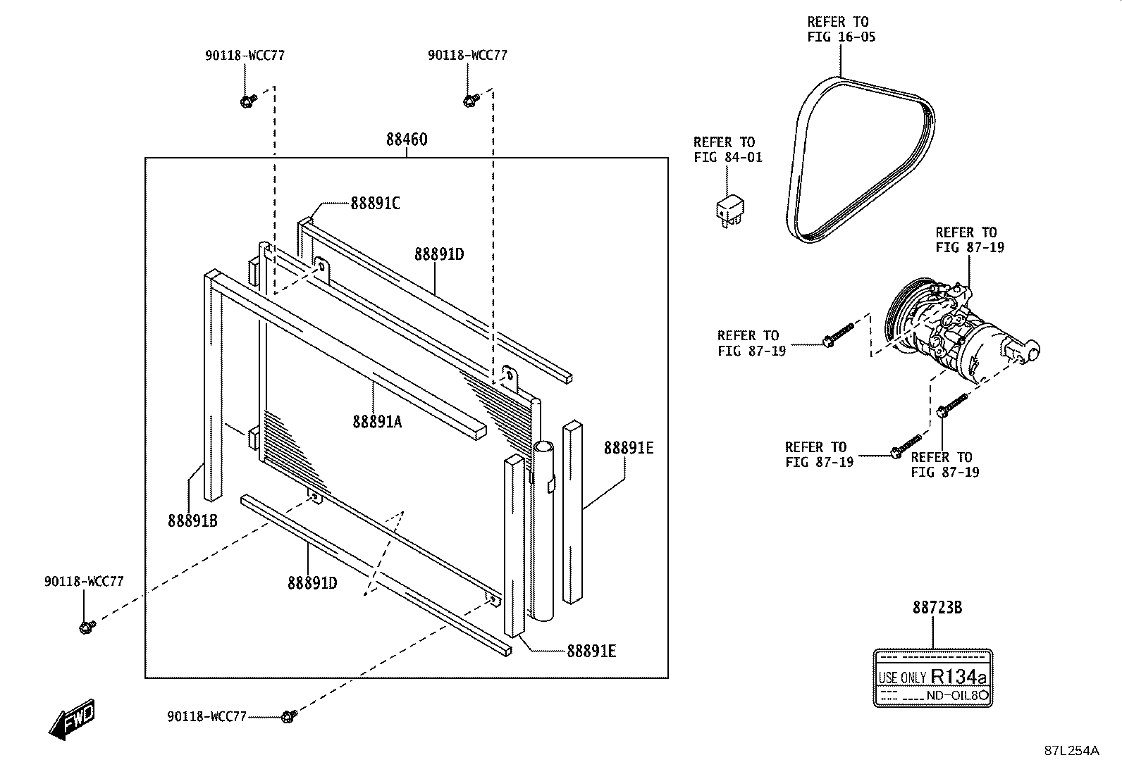 88578-WC026 PACKING A (FOR COOLER) product image