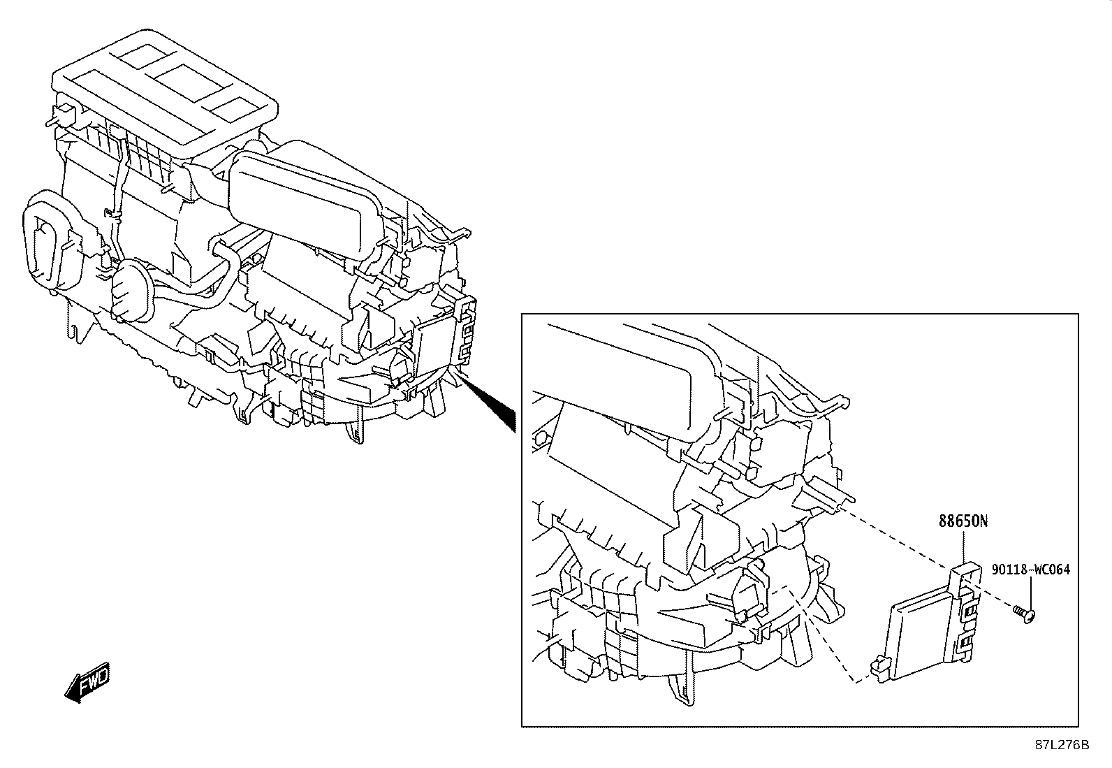 88515-WC005 VALVE, COOLER EXPANSION product image