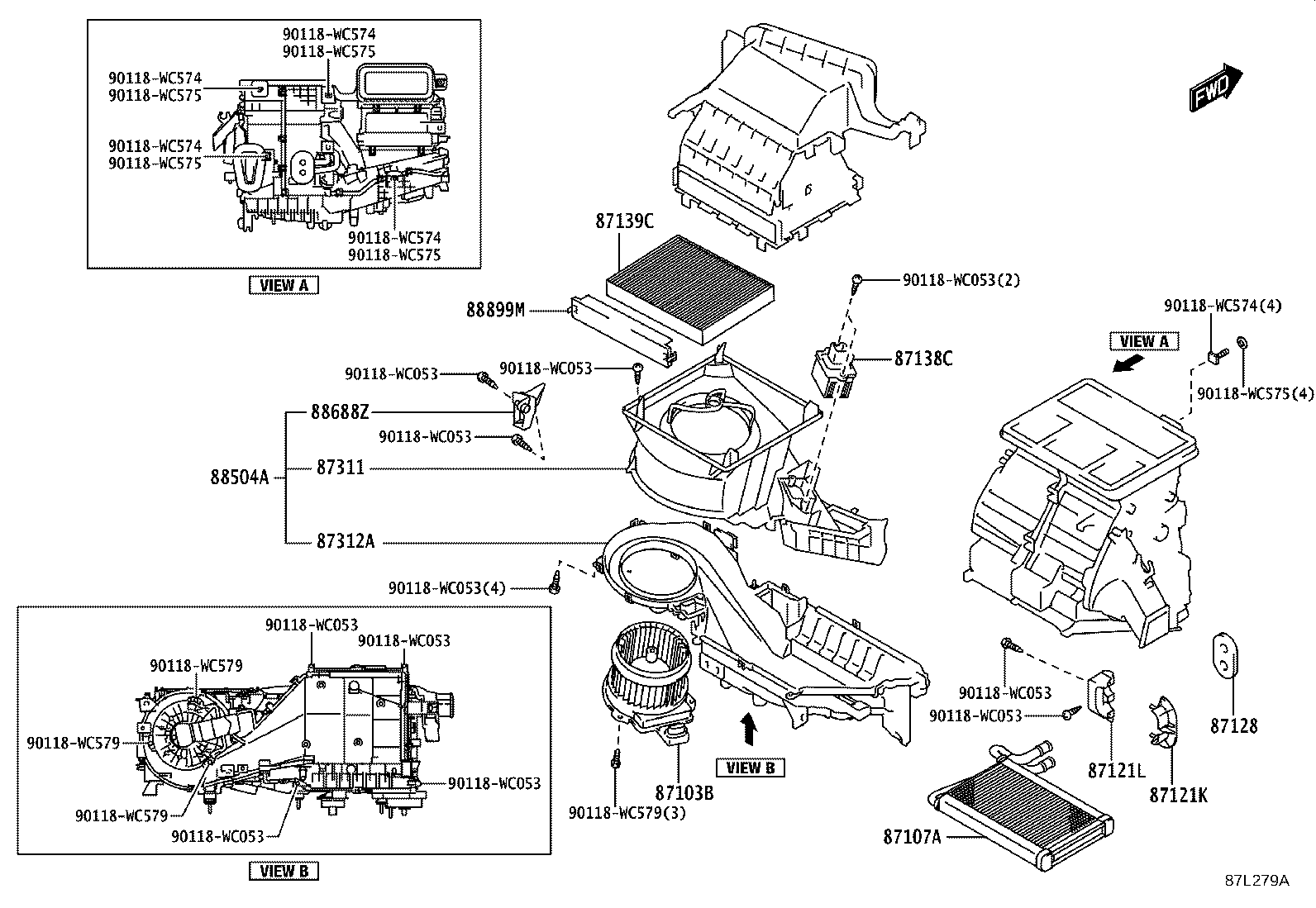 88515-WC005 VALVE, COOLER EXPANSION product image