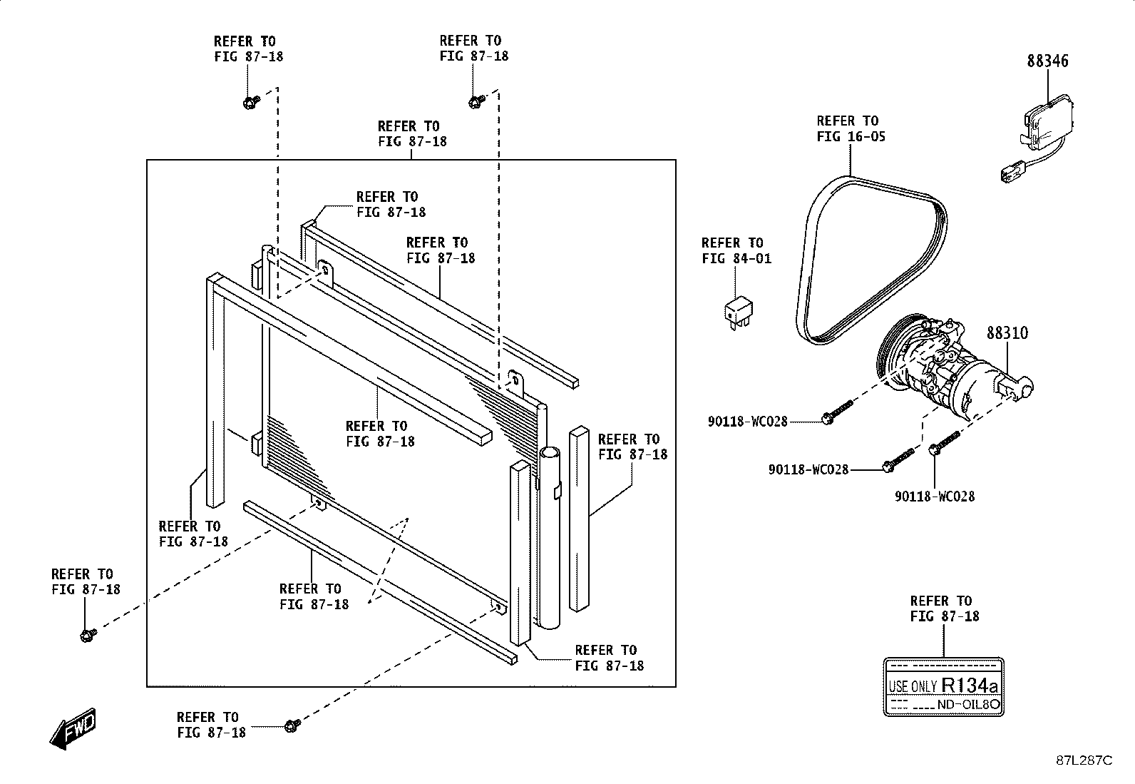 88346-WC001 SENSOR,COMPRESSOR product image