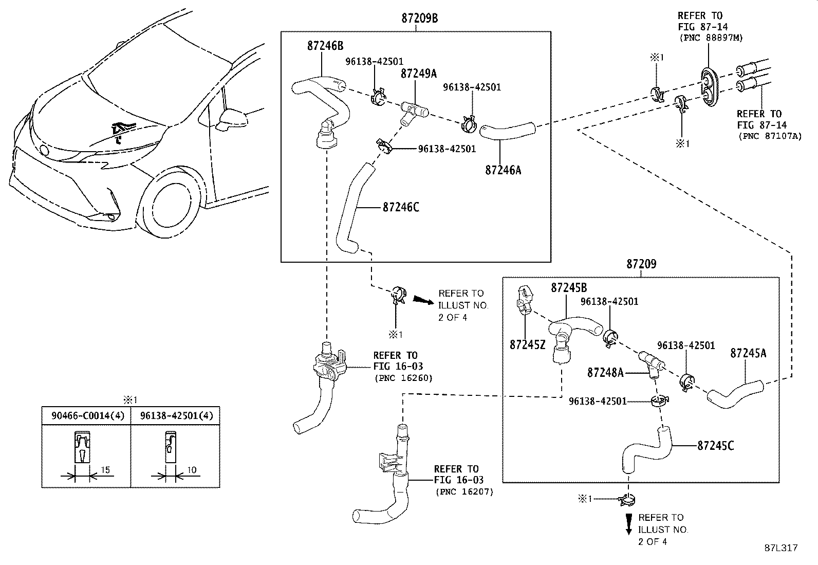 87207-08100 PIPE & HOSE SUB-ASSY, WATER A product image