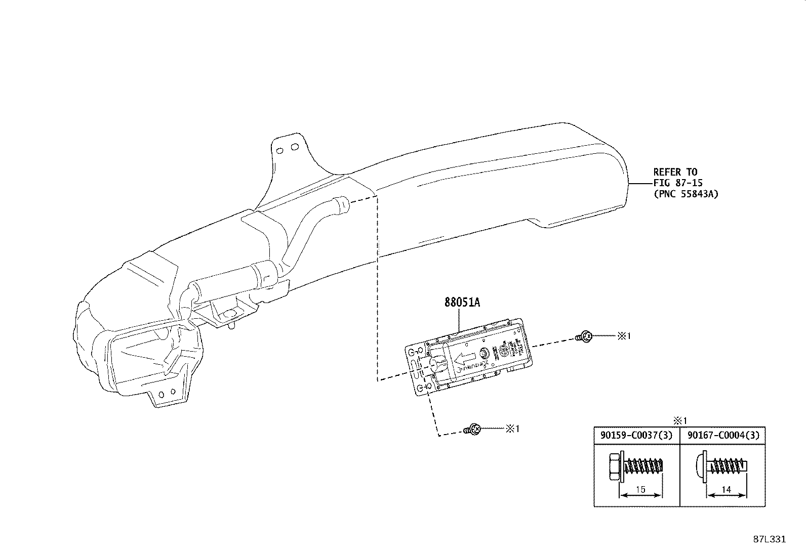 88081-YY010 Toyota Reference Part product image