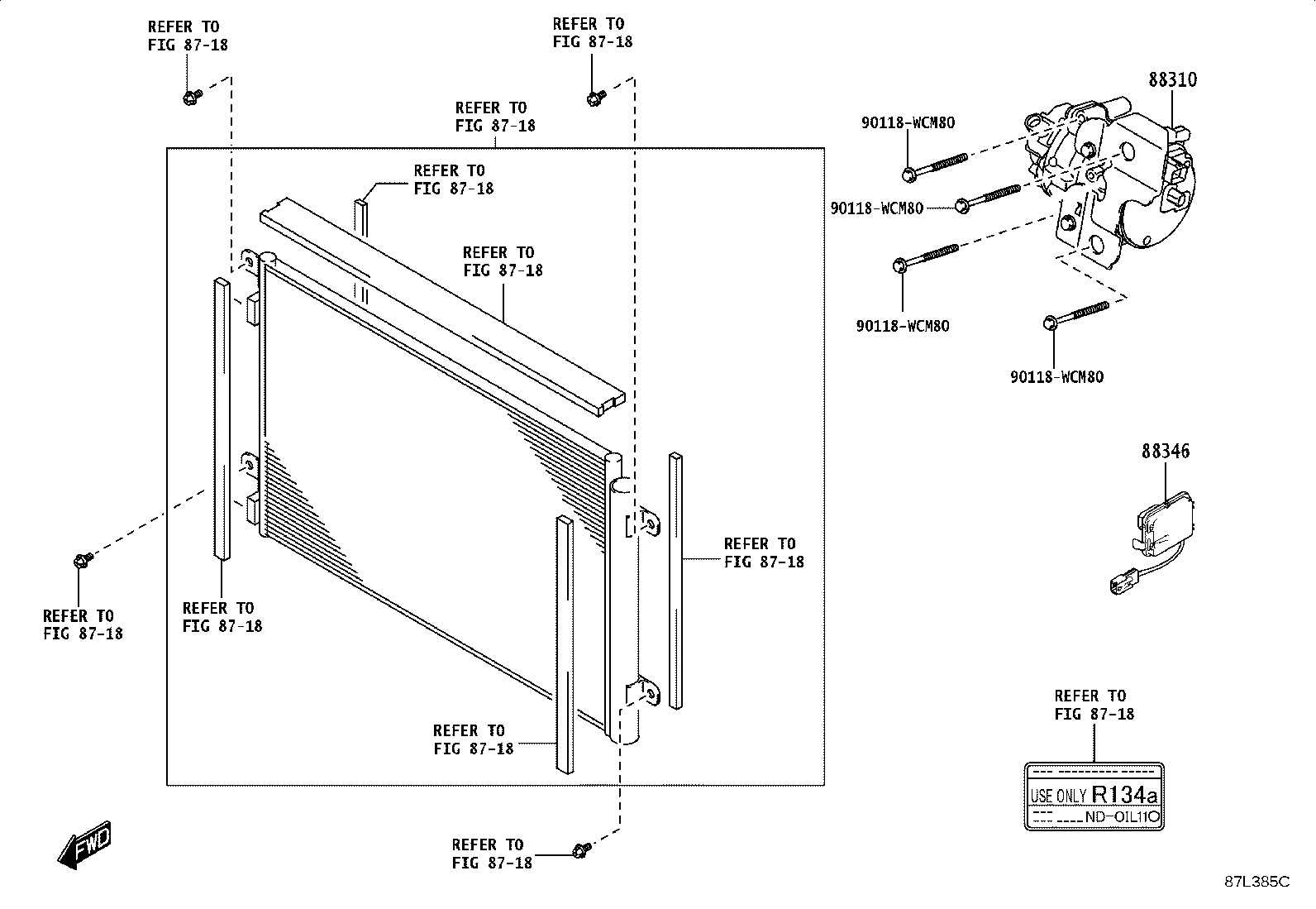 88346-WC001 SENSOR,COMPRESSOR product image