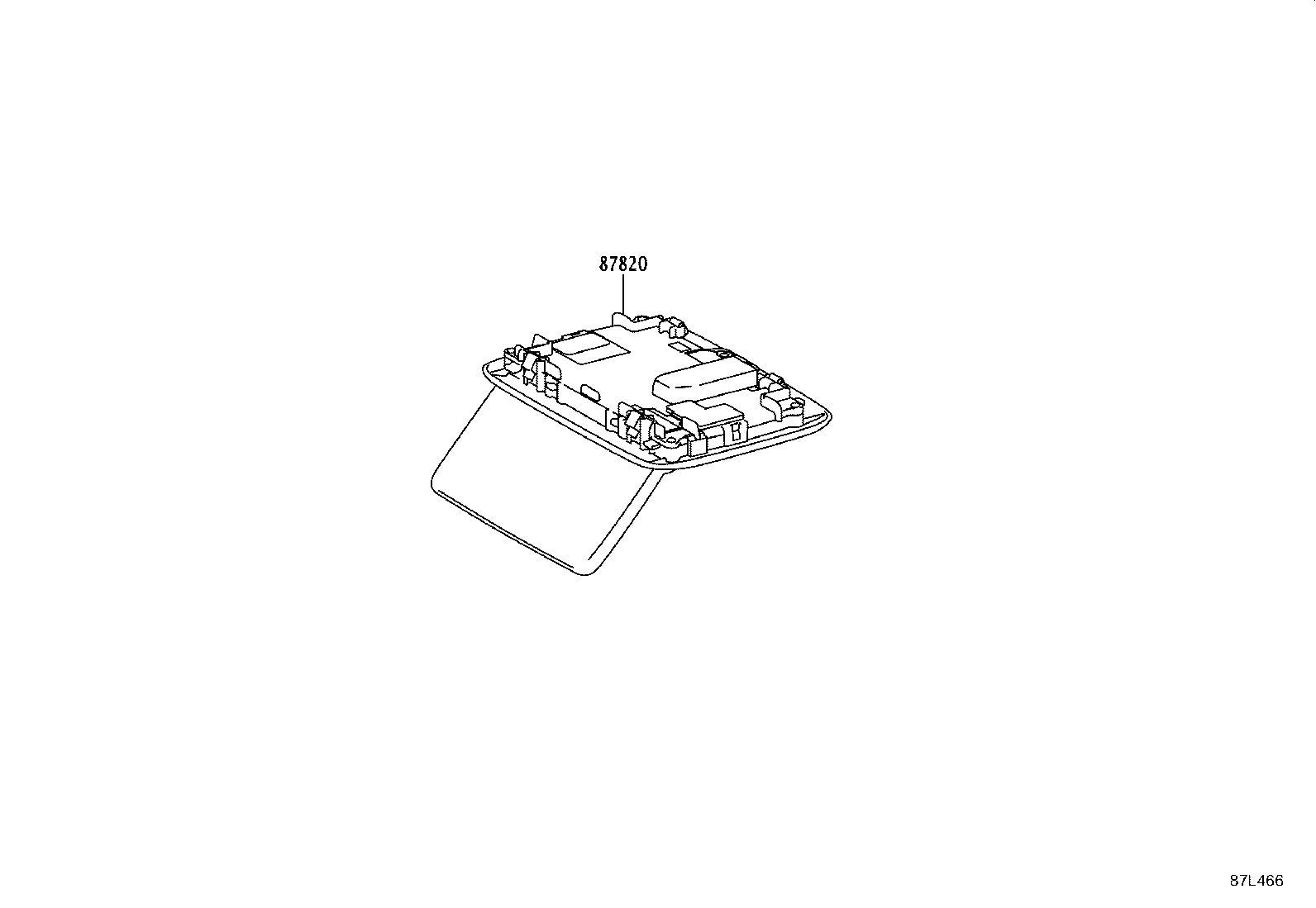 87931-58160 OUTER MIRROR, RH product image