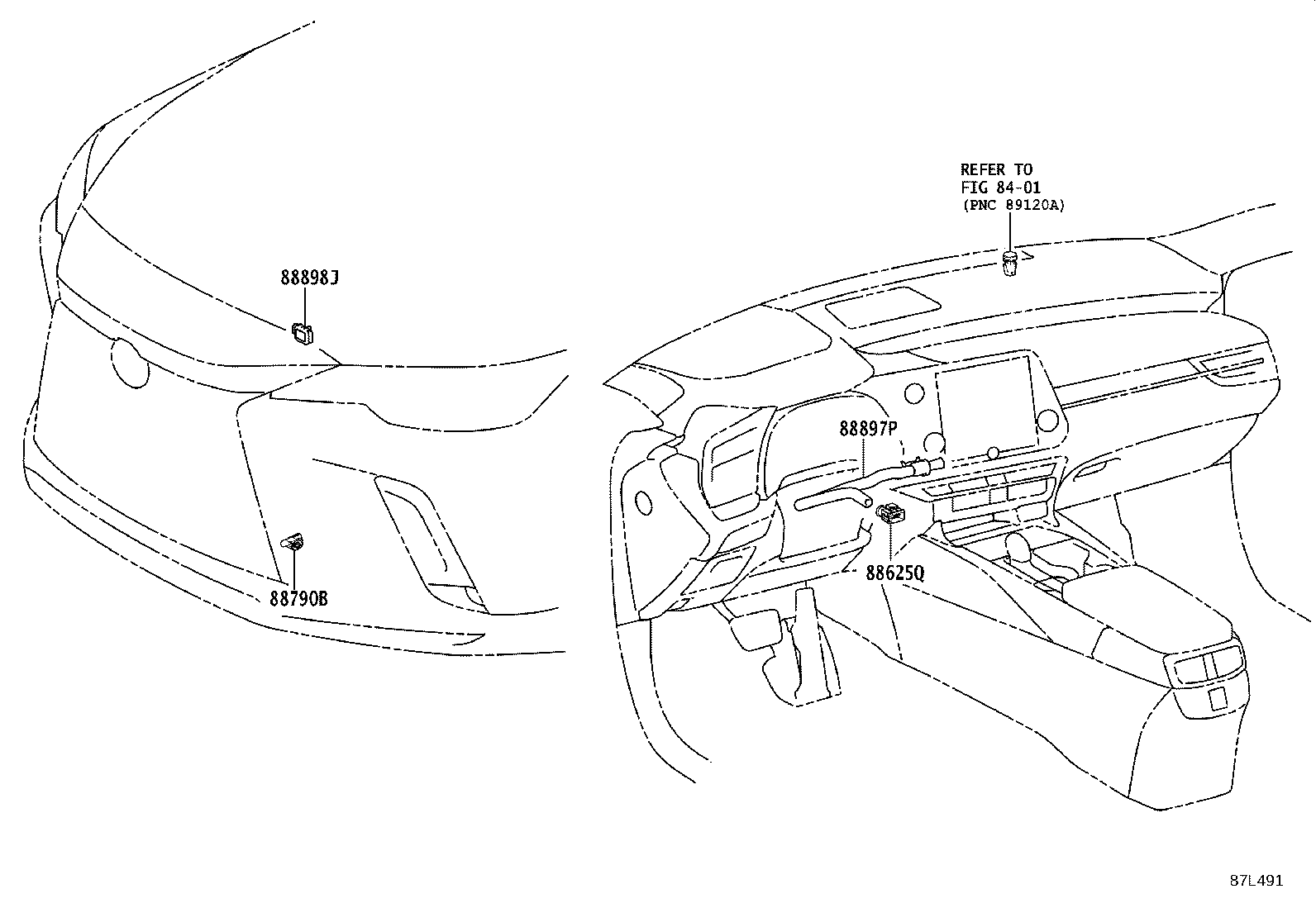 58861-0E080 DUCT, CONSOLE BOX, NO.1 product image