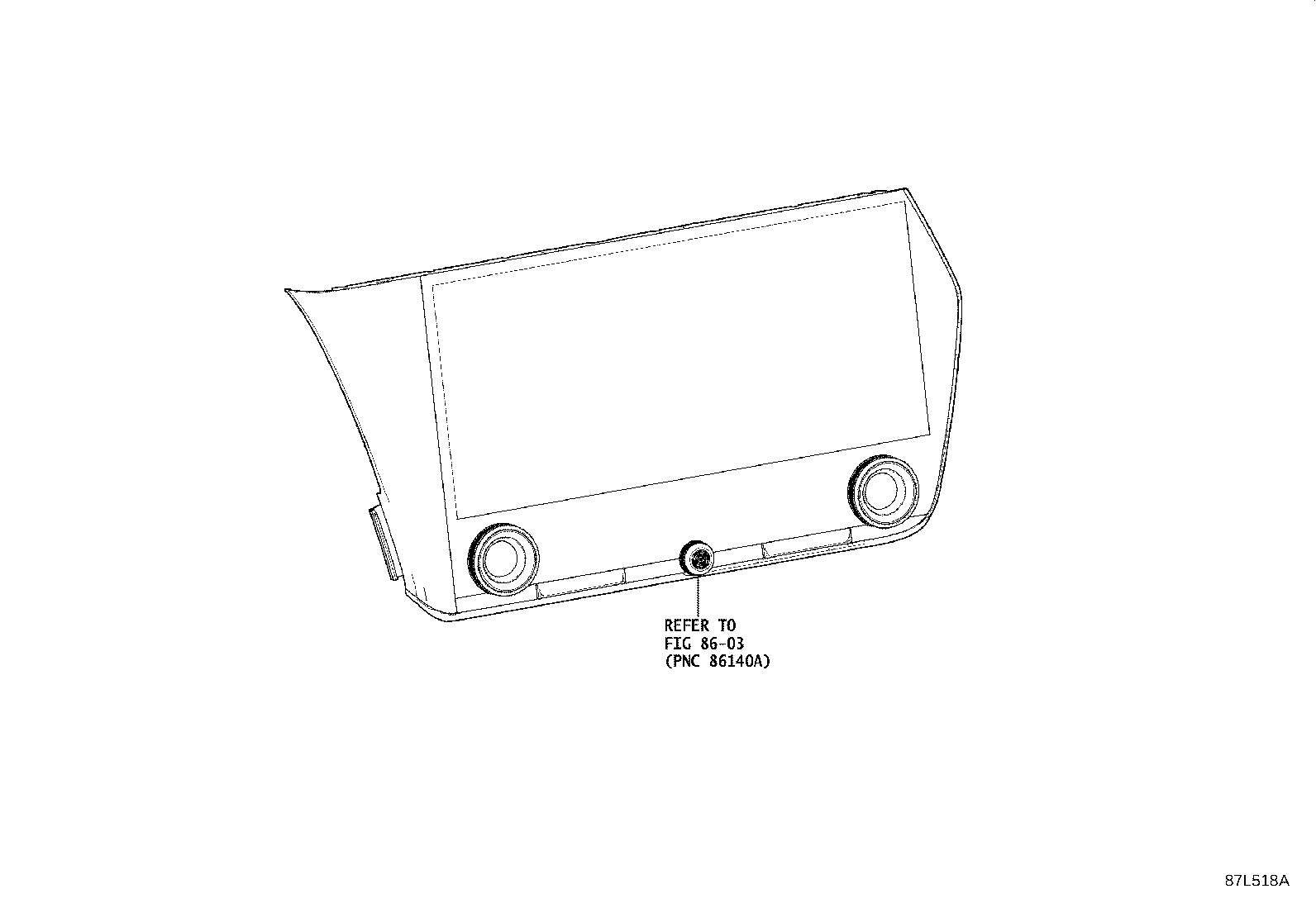 55844-46040 DUCT, HEATER TO REGISTER, NO.2 product image