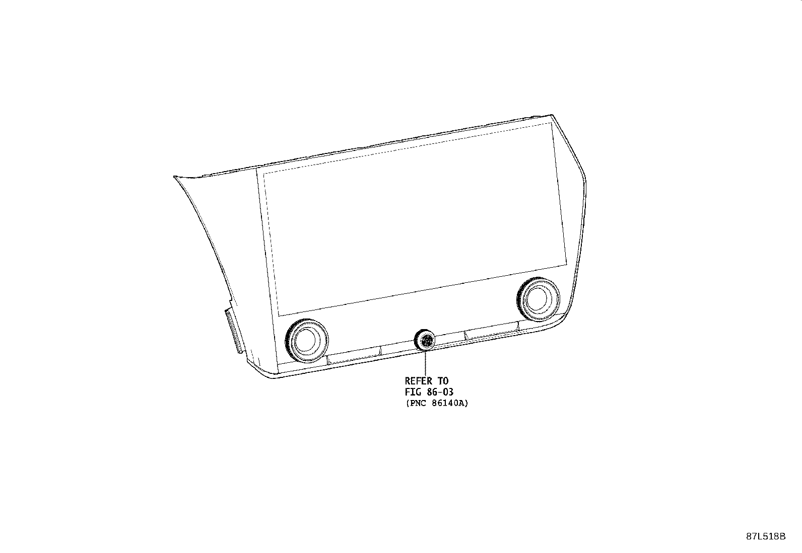 Toyota 55843-46030 DUCT, HEATER TO REGISTER, NO.1