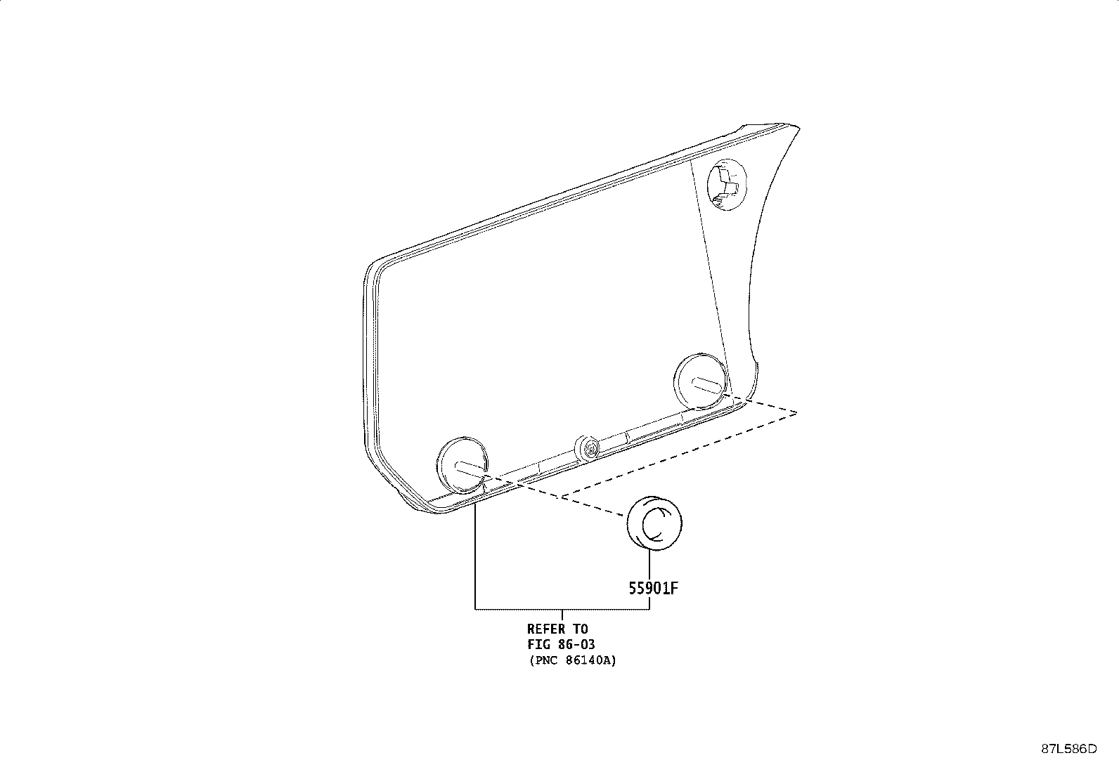 55085-48070 DUCT SUB-ASSY, HEATER TO REGISTER, NO.2 product image