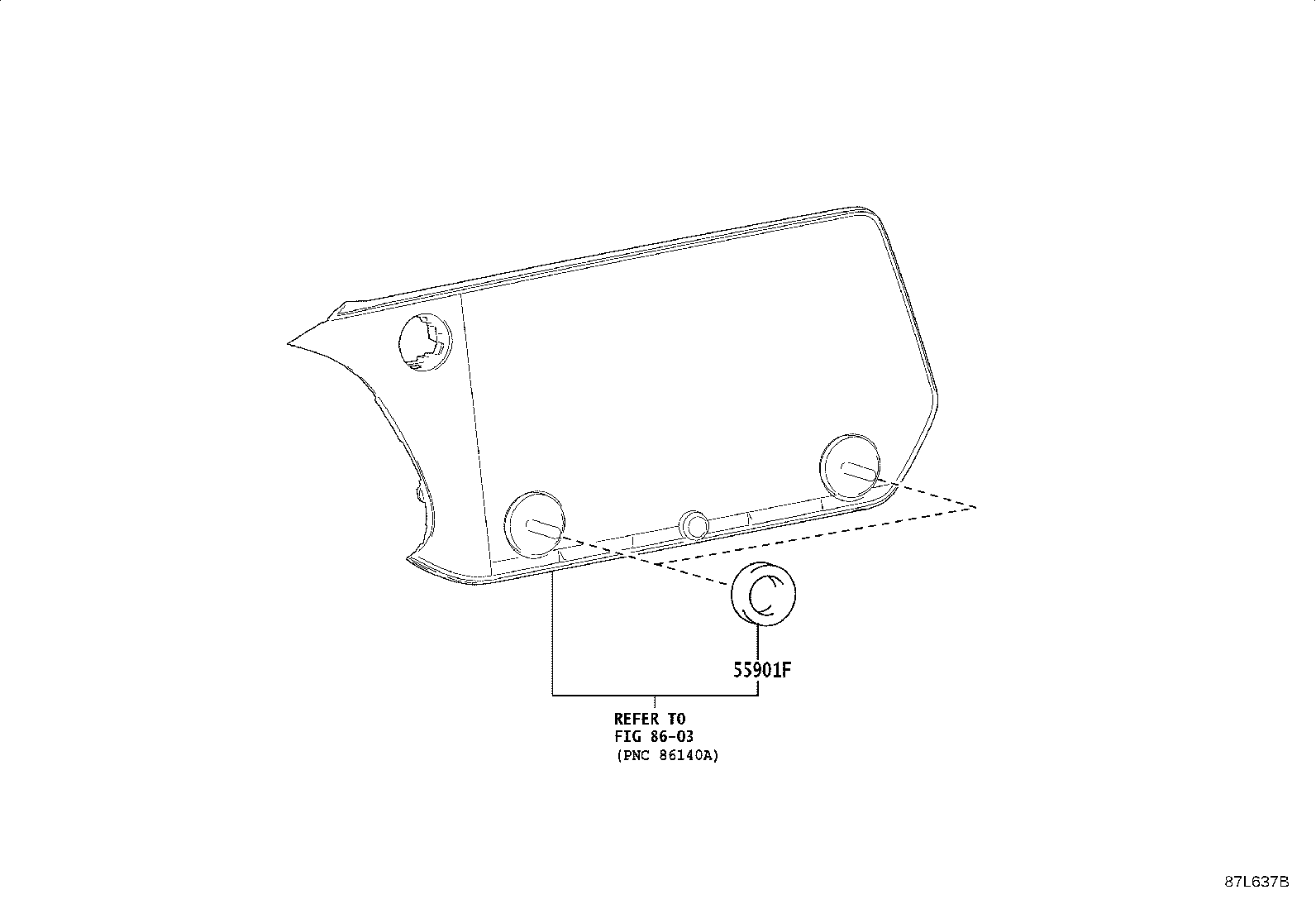 Toyota 90010-24205 KNOB, AIR CONDITIONER SWITCH