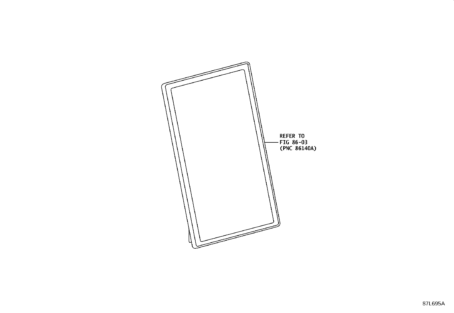 90467-C0101 CLIP, AIR DUCT product image