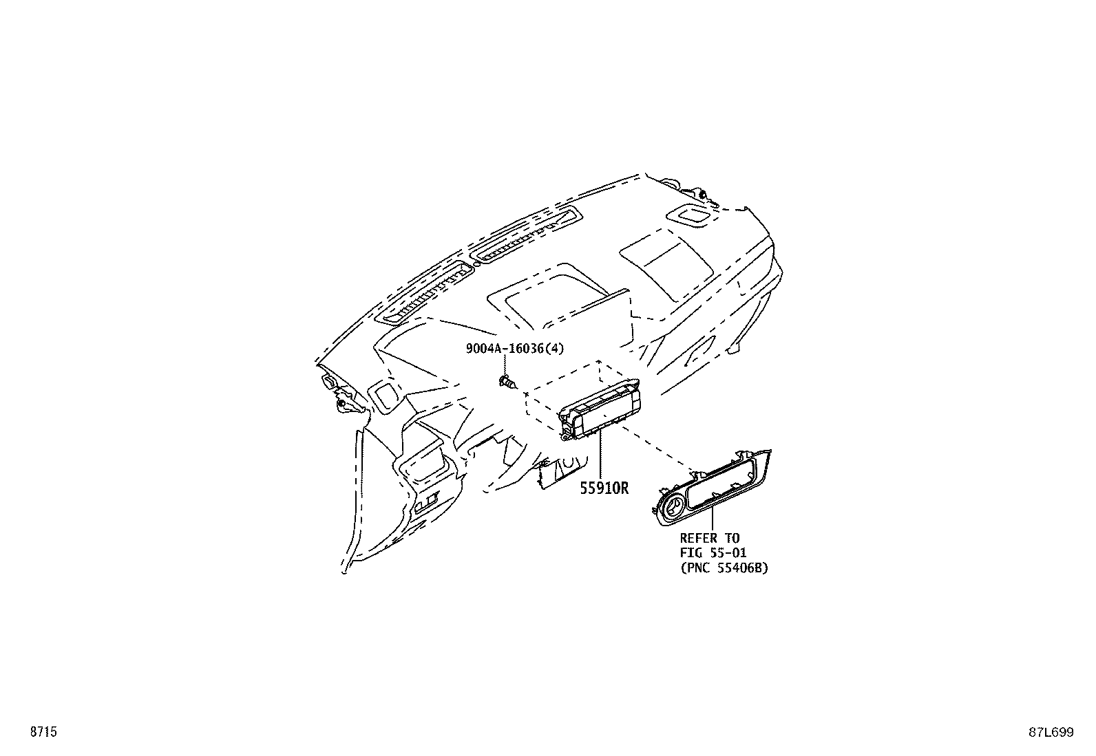 55907-BZ130 CABLE SUB-ASSY, TEMPERATURE DAMPER CONTROL product image