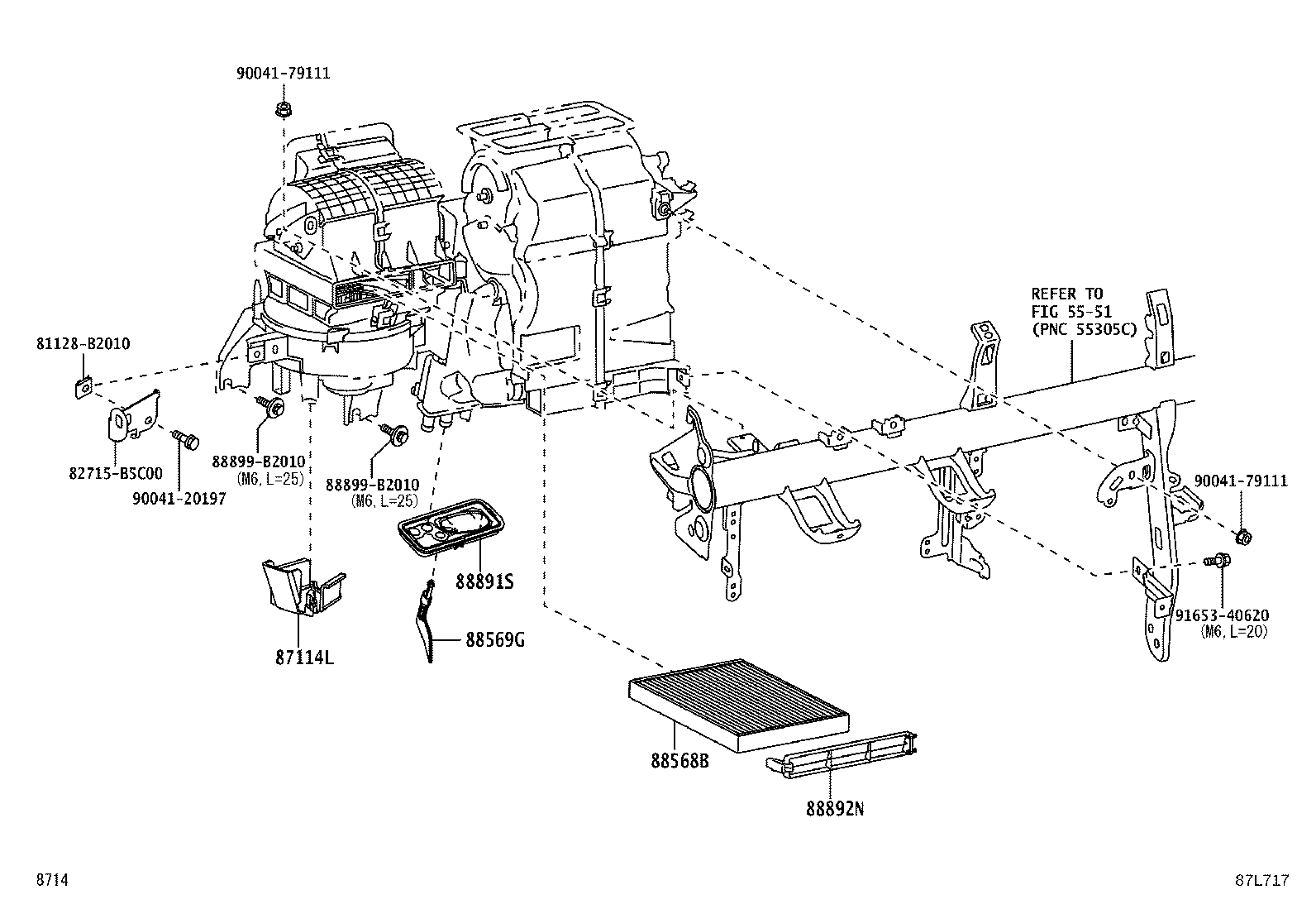 87010-B5220 UNIT ASSY, AIR CONDITIONER product image
