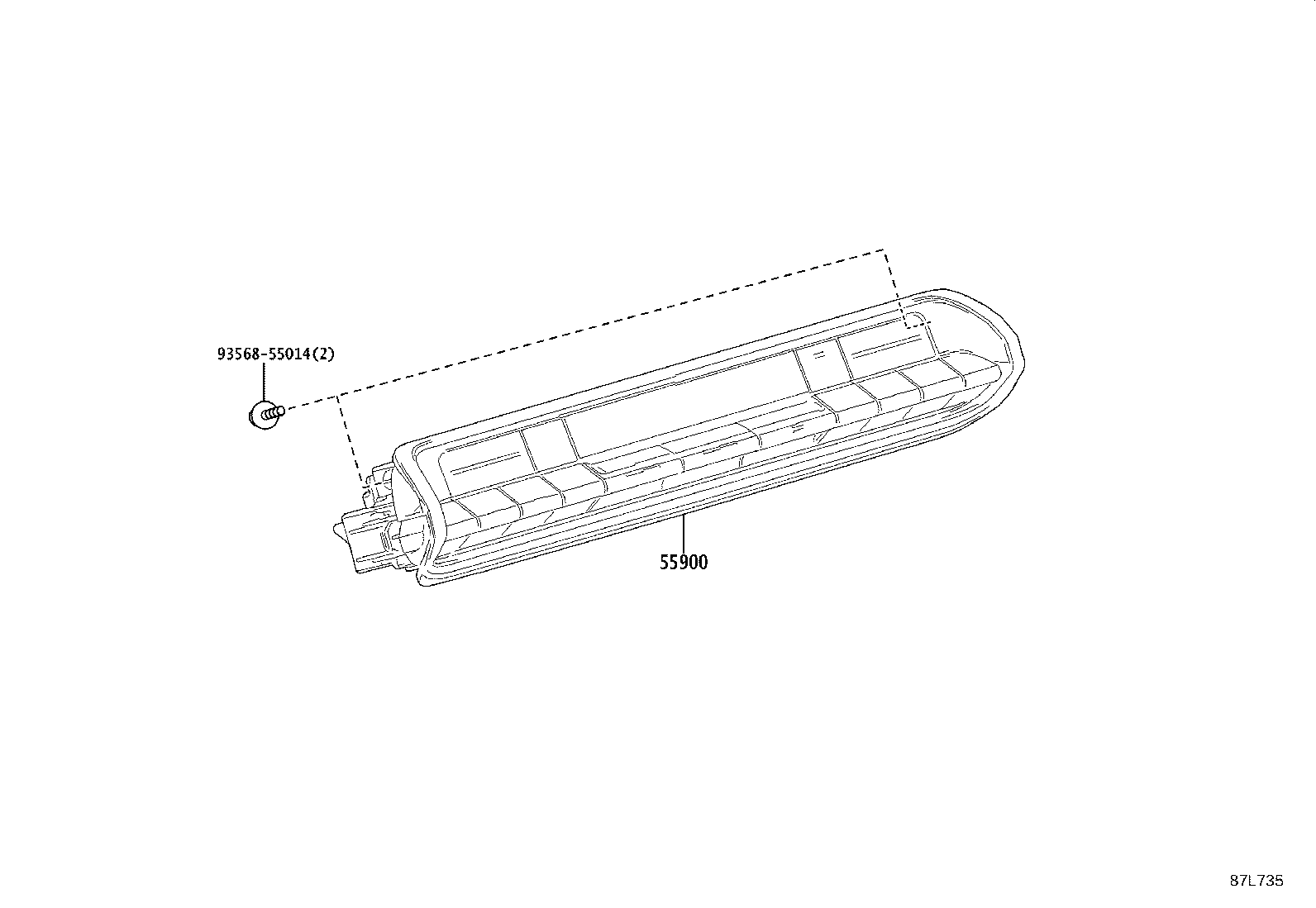 55900-47660 CONTROL ASSY, AIR CONDITIONER product image