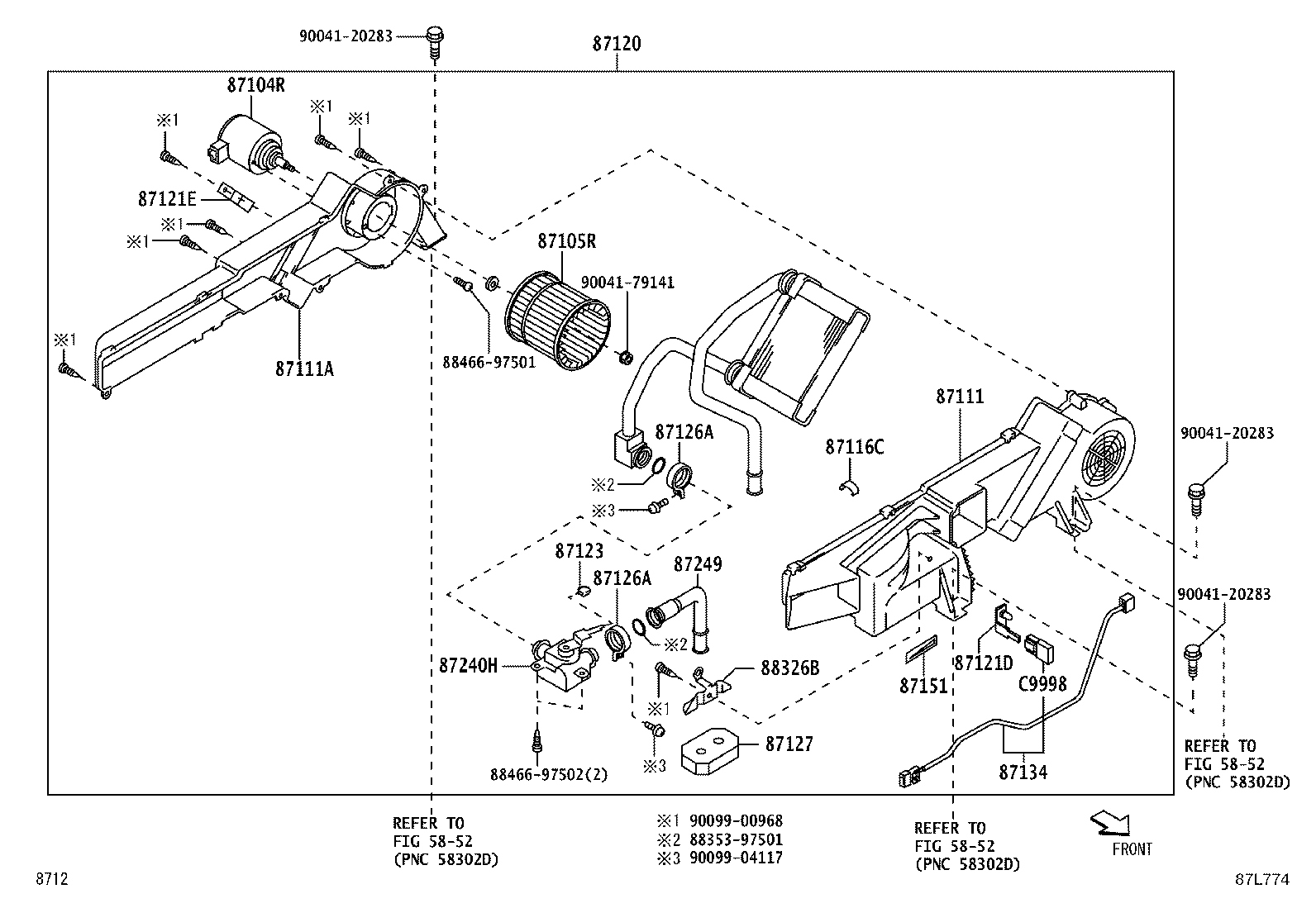 87110-B5042 HEATER ASSY, REAR product image