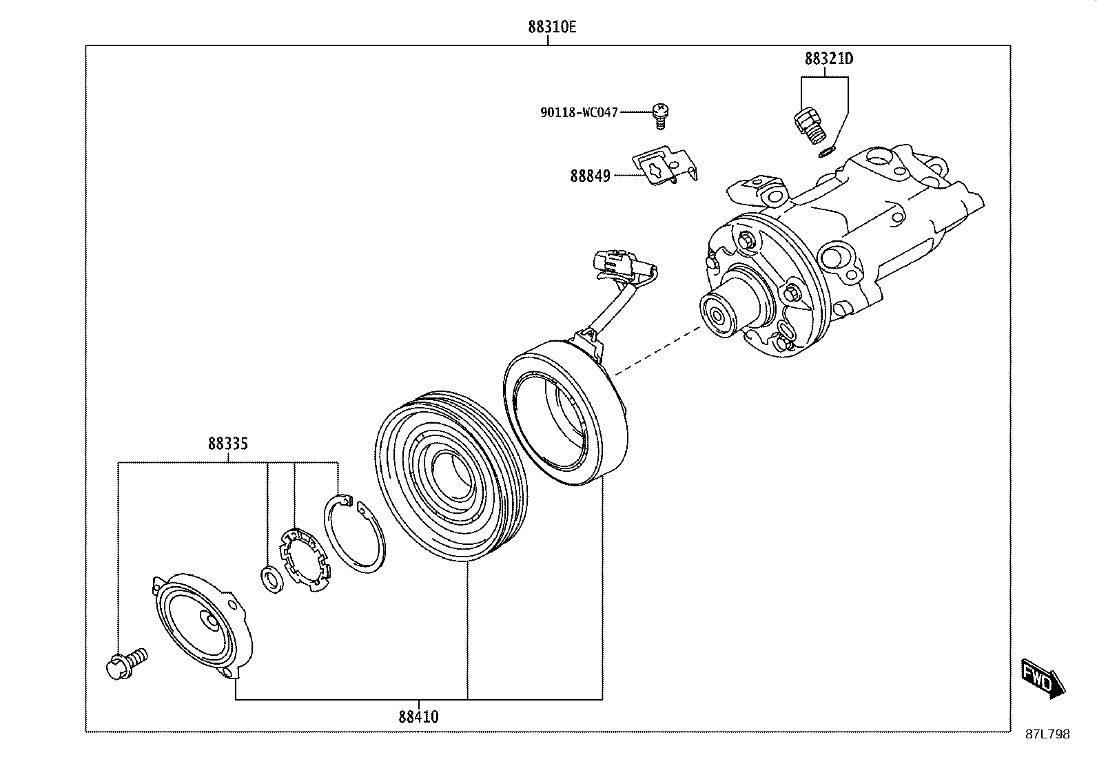 88379-WC005 VALVE, PRESSURE RELIEF product image