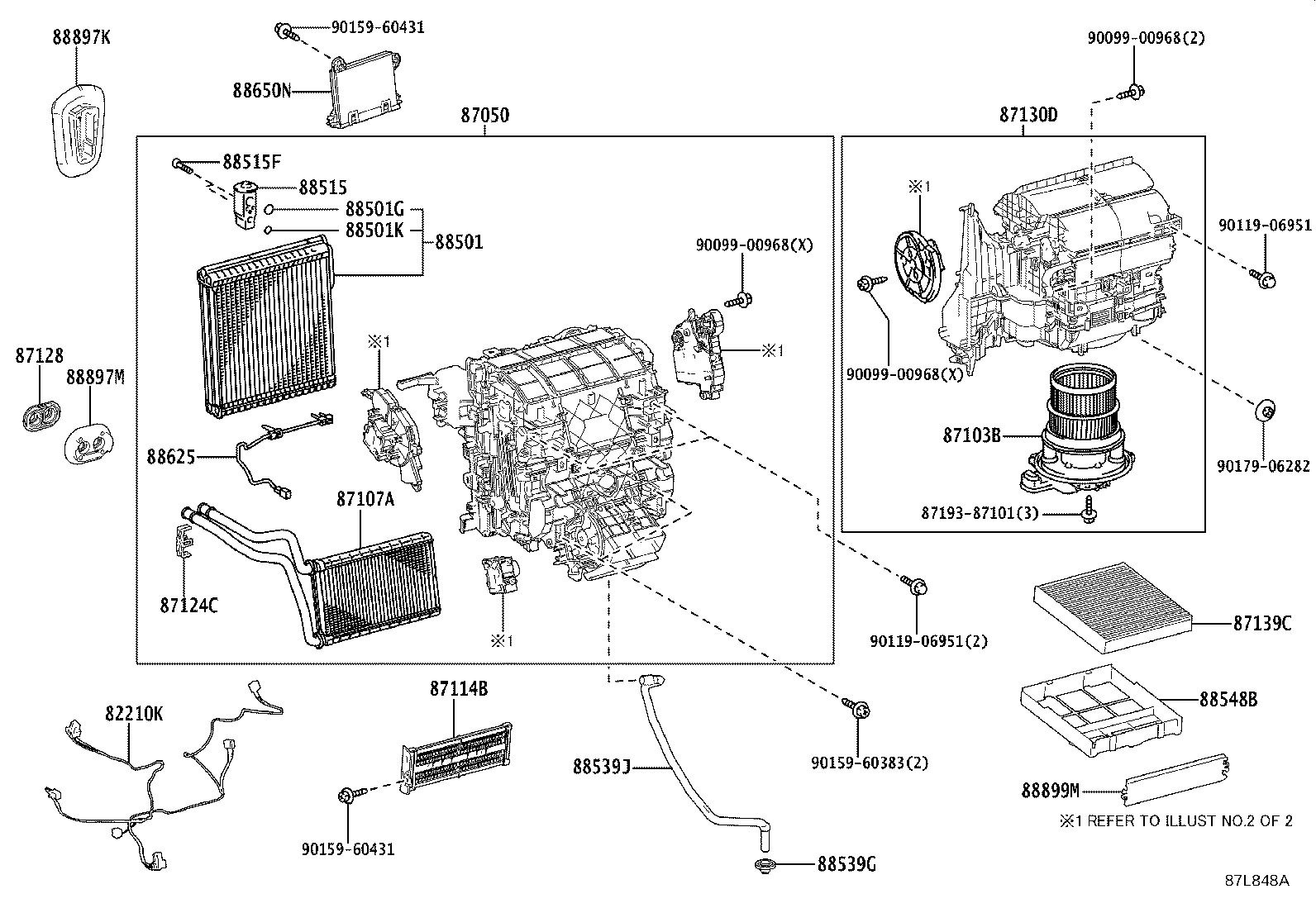 87050-76271 RADIATOR ASSY, AIR CONDITIONER product image