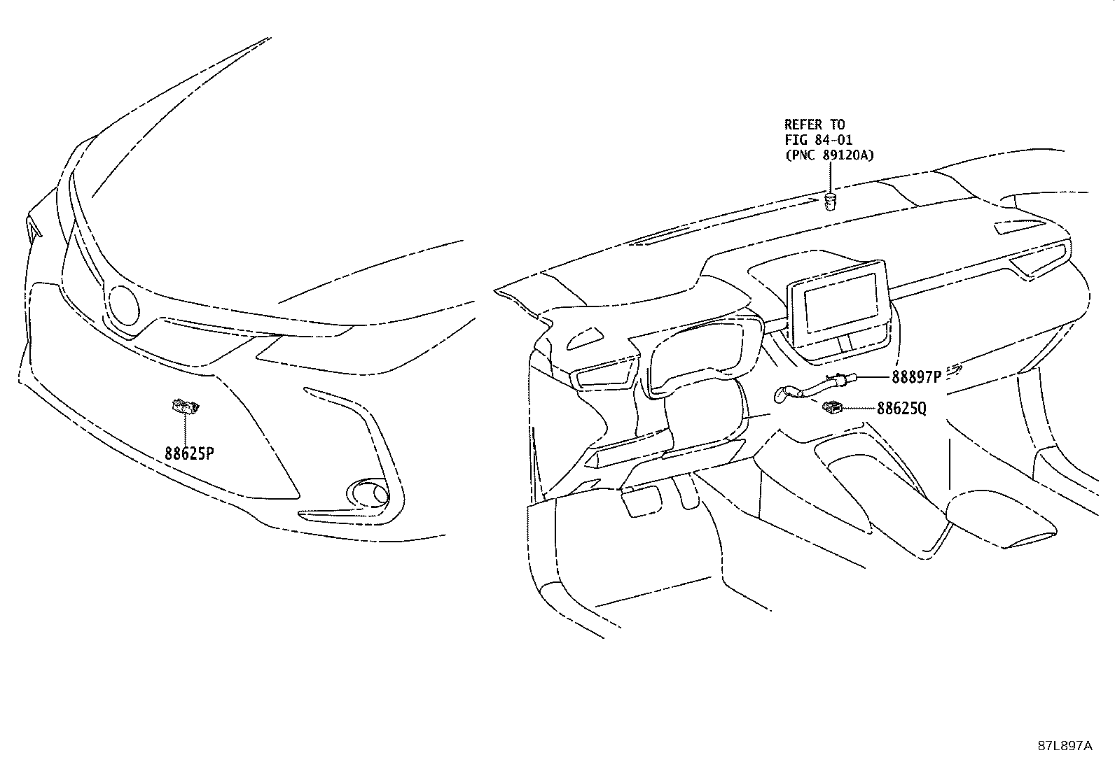 58862-02150 DUCT, CONSOLE BOX, NO.2 product image