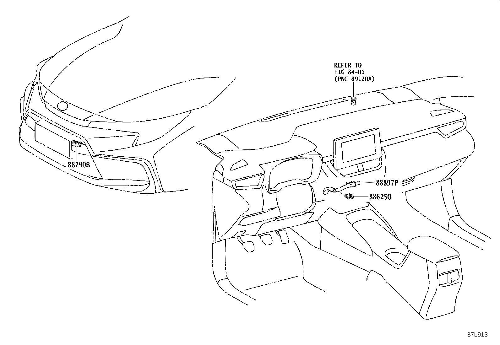 58862-02030 DUCT, CONSOLE BOX, NO.2 product image