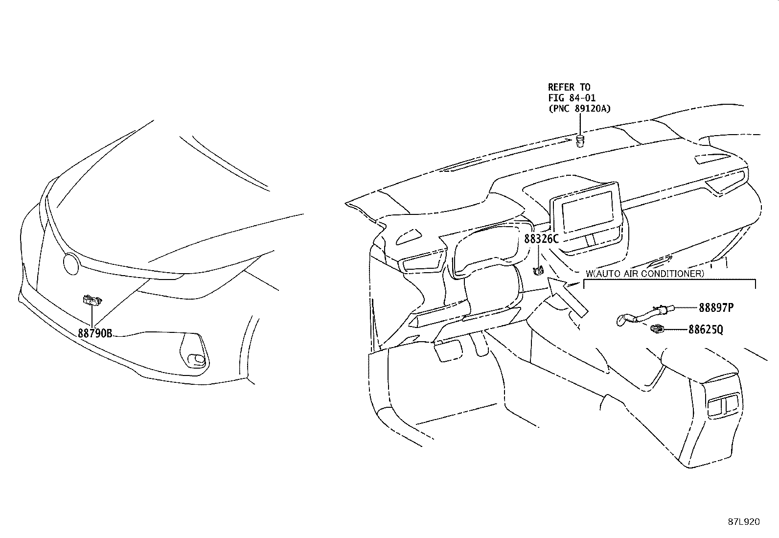 58862-02020 DUCT, CONSOLE BOX, NO.2 product image