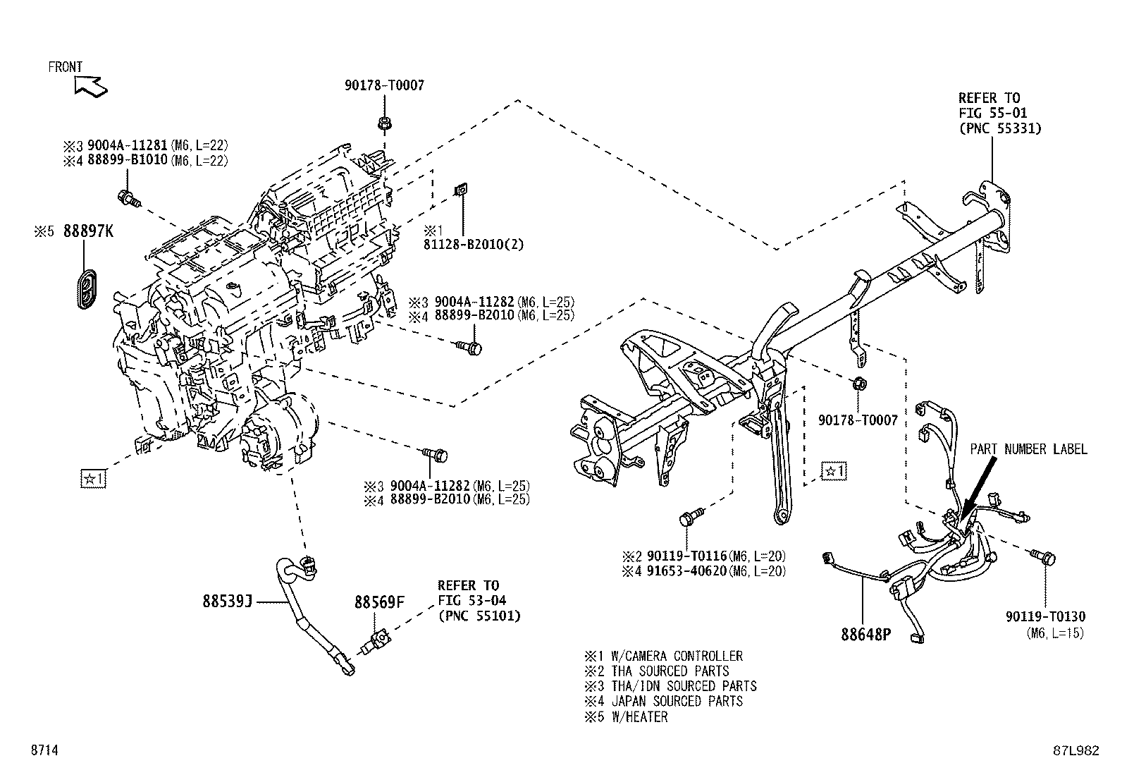 87010-BZC80 UNIT ASSY, AIR CONDITIONER product image