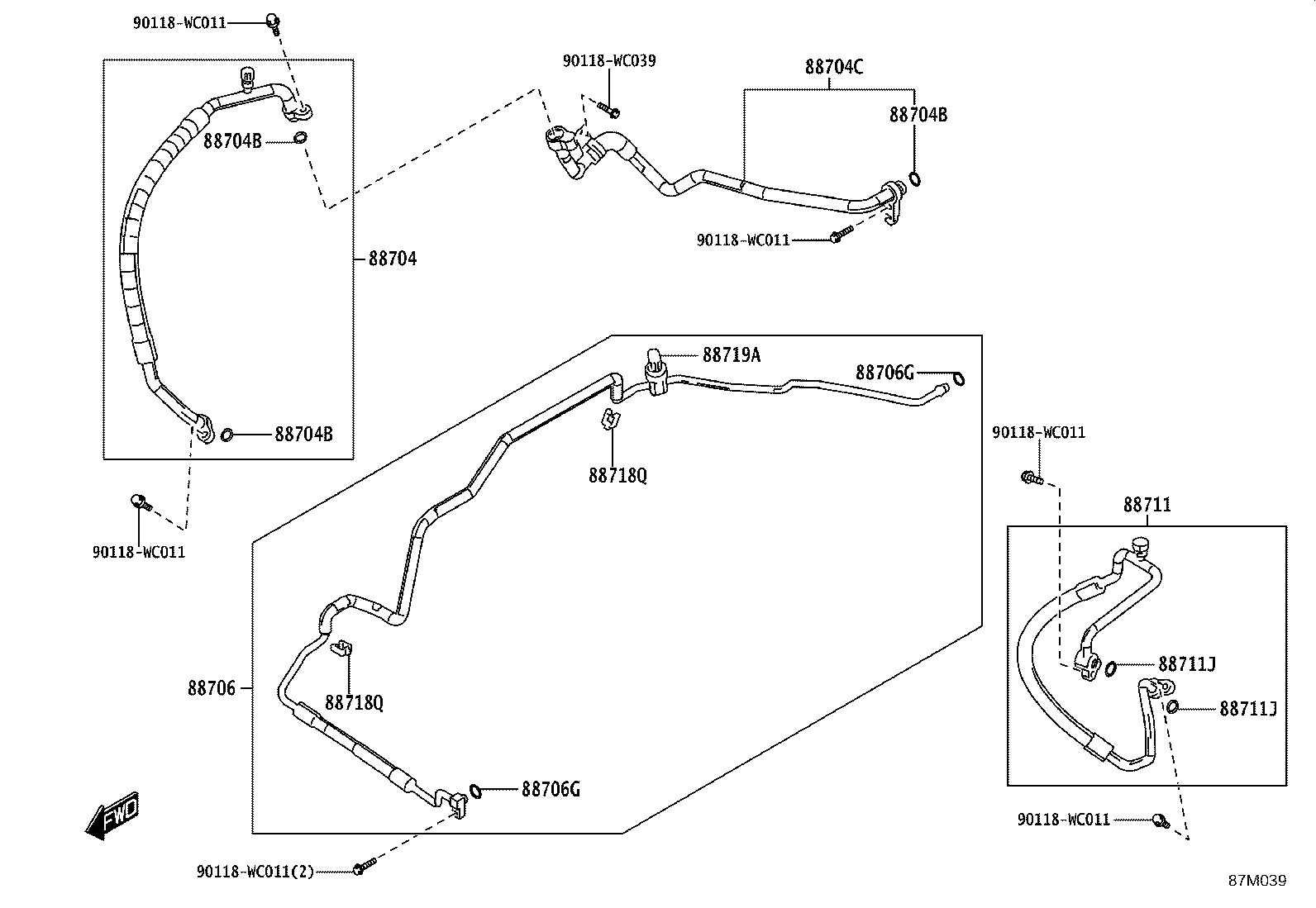 88460-WC014 CONDENSER ASSY, COOLER product image