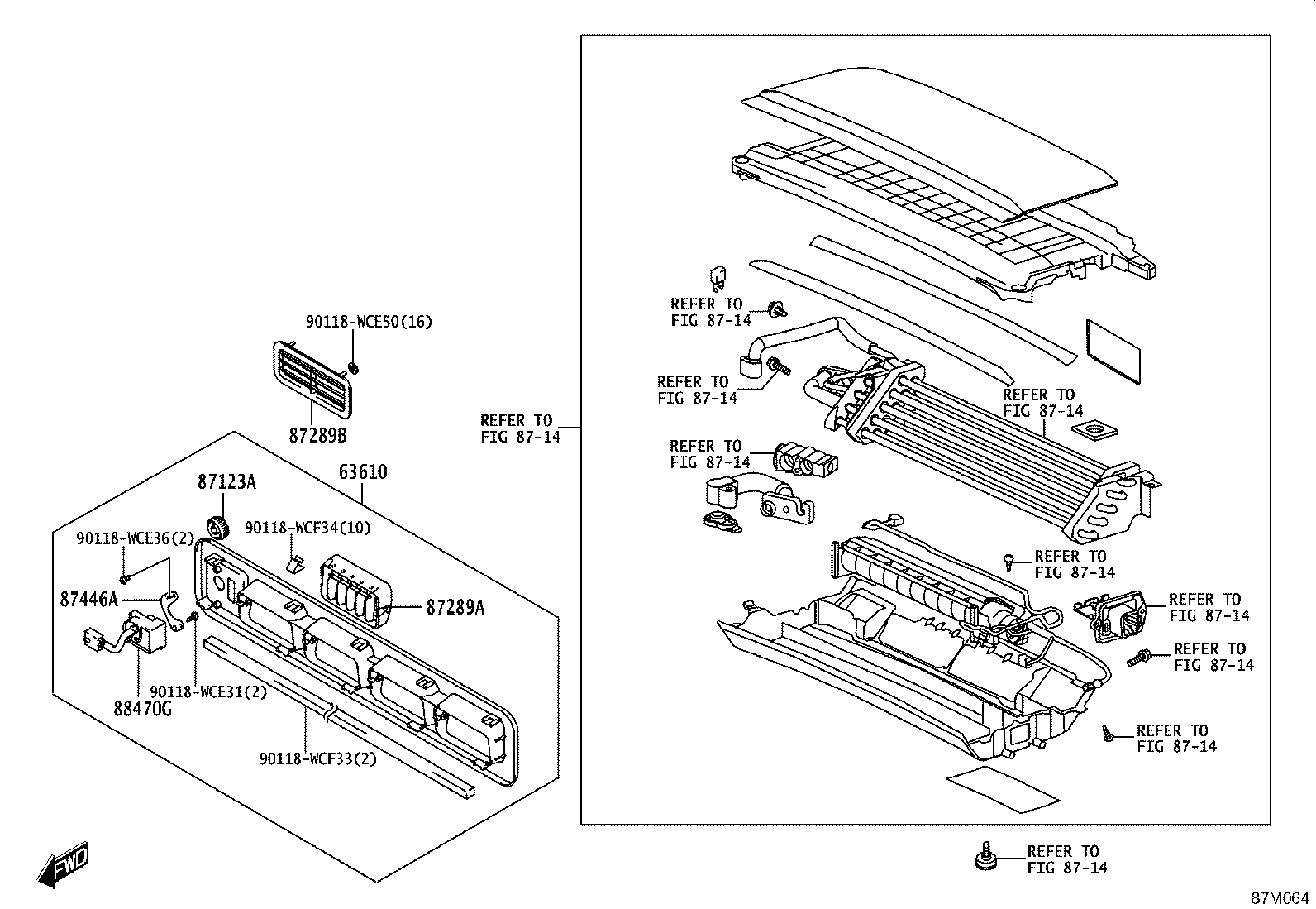 55972-WC004 DUCT SUB-ASSY, HEATER TO REGISTER, NO.3 product image