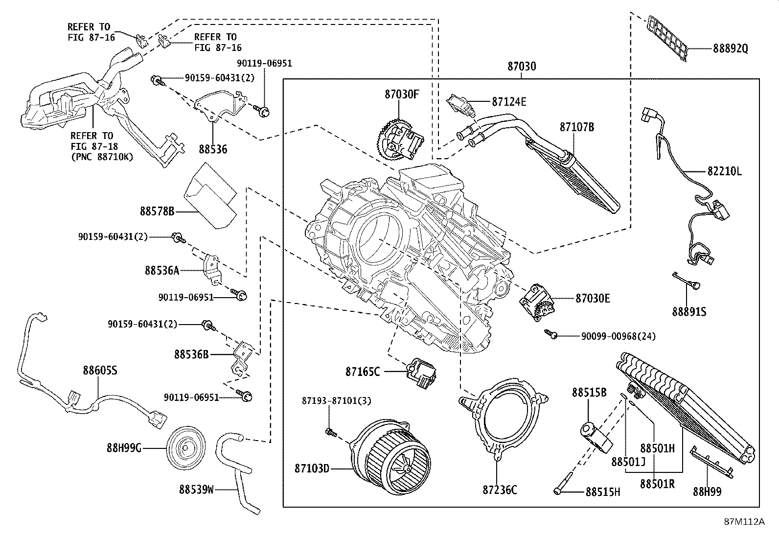 88688-V2140 BRACKET, COOLING UNIT, NO.2 product image