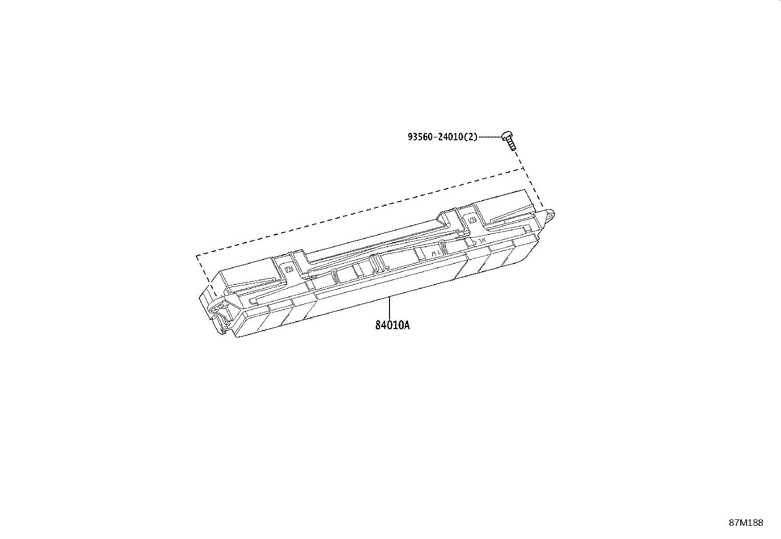 55085-V2010 DUCT SUB-ASSY, HEATER TO REGISTER, NO.2 product image