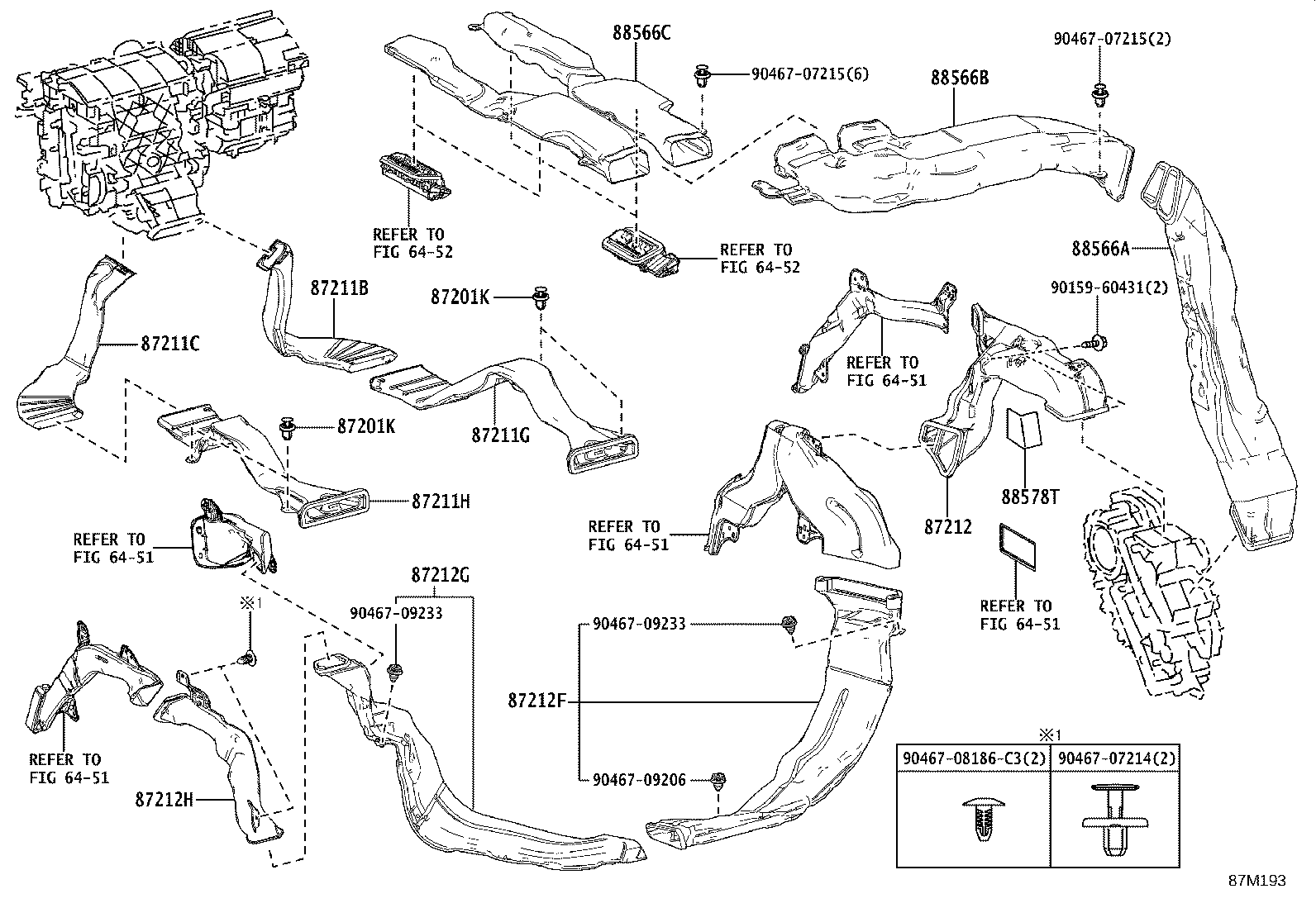 55085-V2010 DUCT SUB-ASSY, HEATER TO REGISTER, NO.2 product image