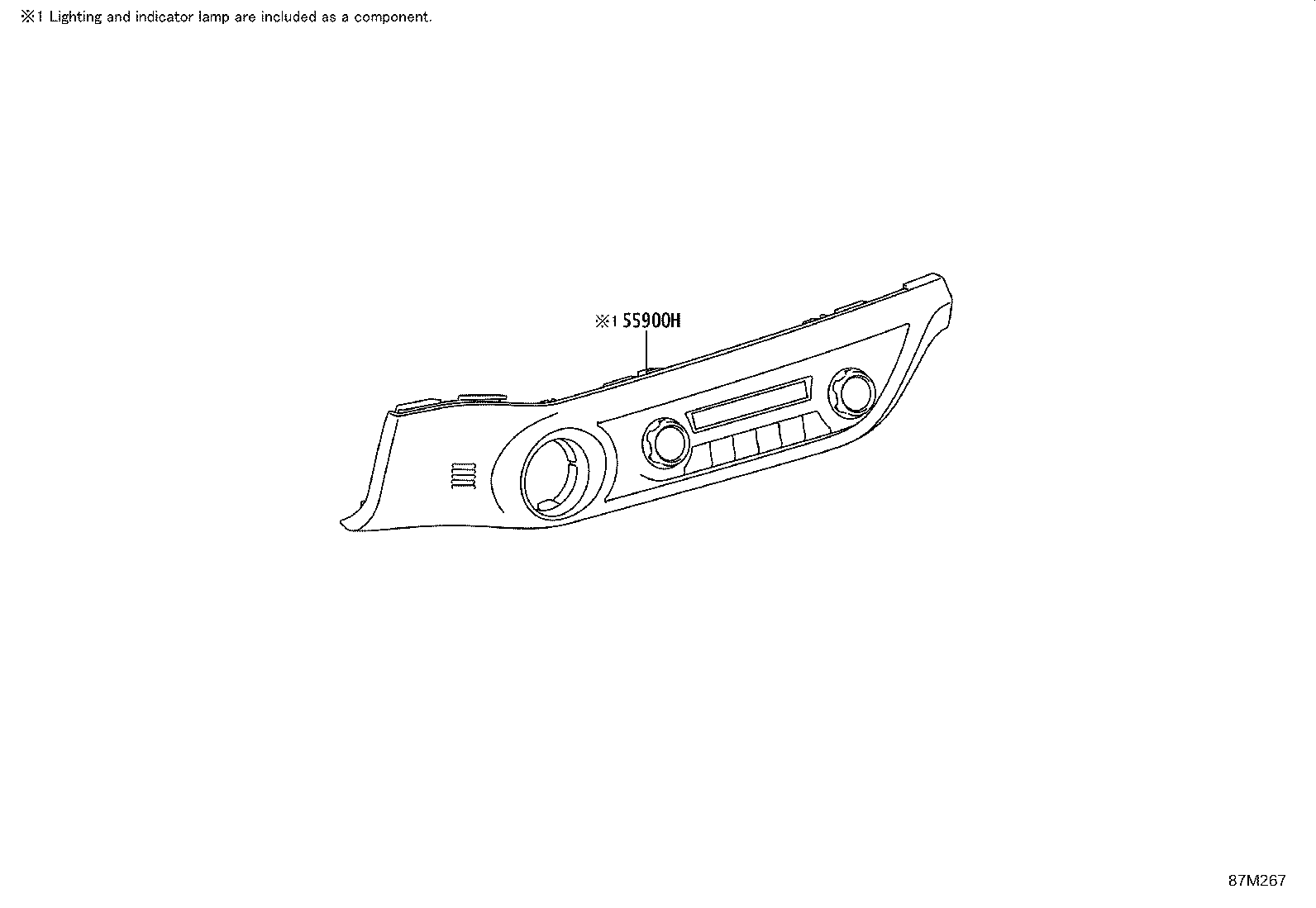 87216-KK020 DUCT, AIR, REAR NO.4 product image