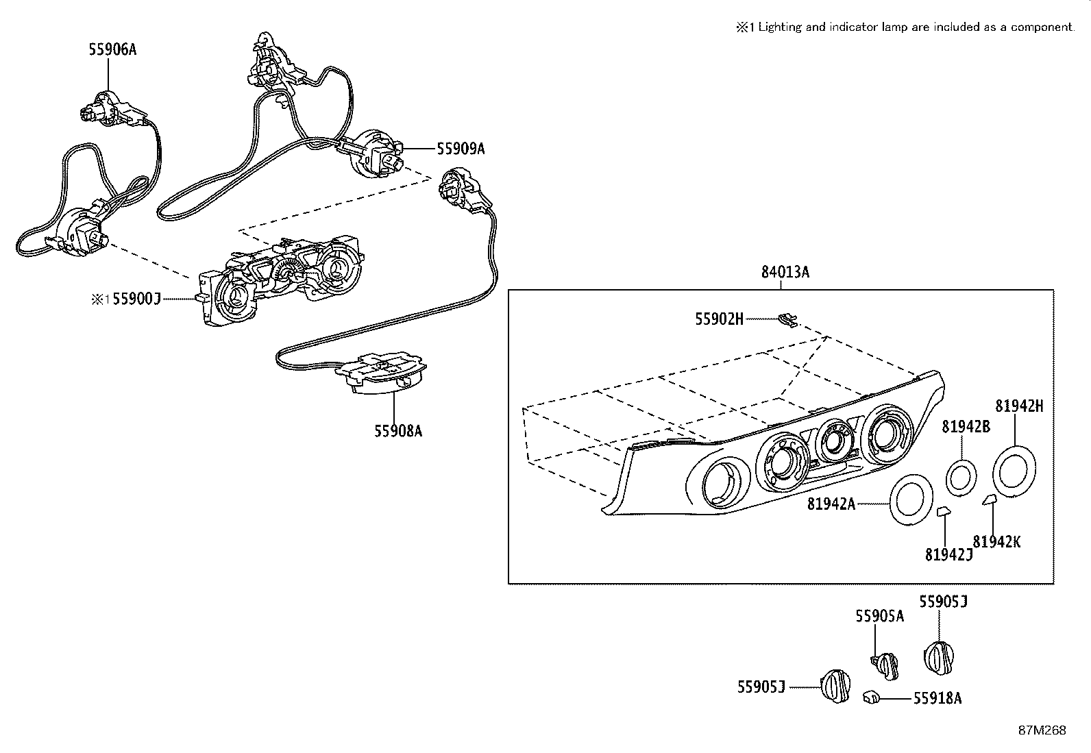 87216-KK020 DUCT, AIR, REAR NO.4 product image