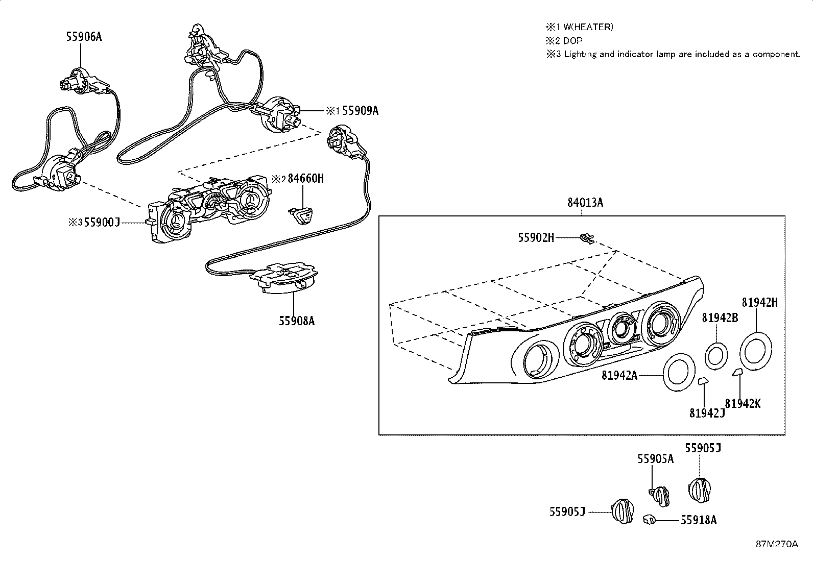 Toyota 58861-YP020 DUCT, CONSOLE BOX, NO.1
