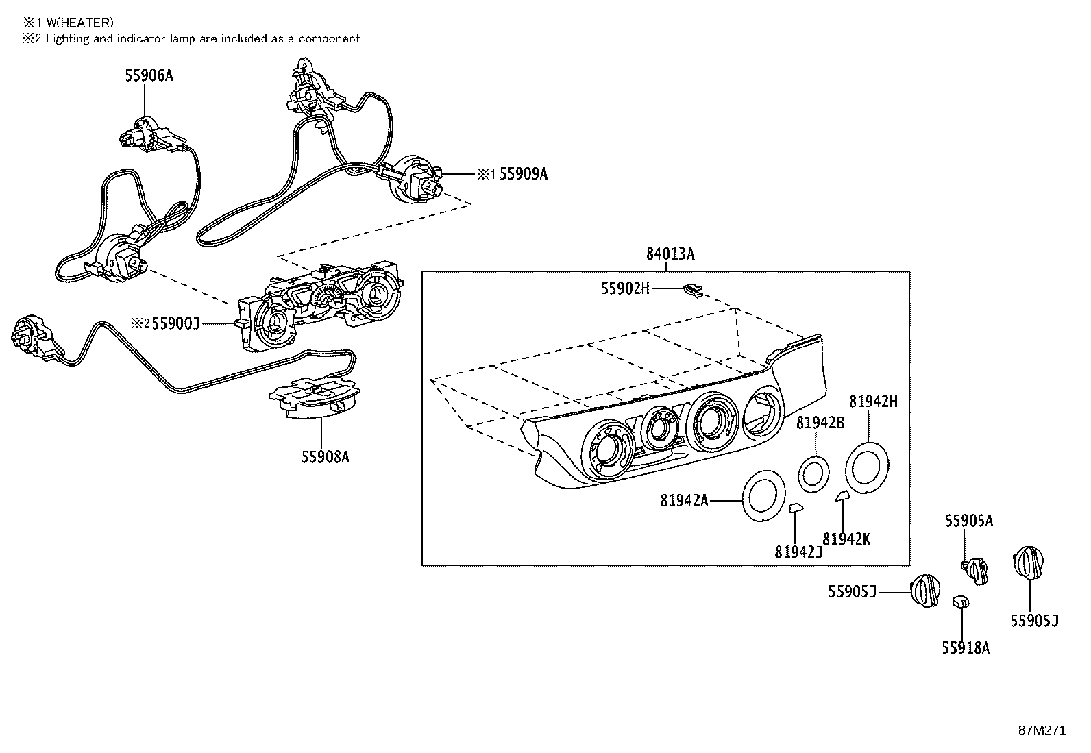 58861-YP020 DUCT, CONSOLE BOX, NO.1 product image