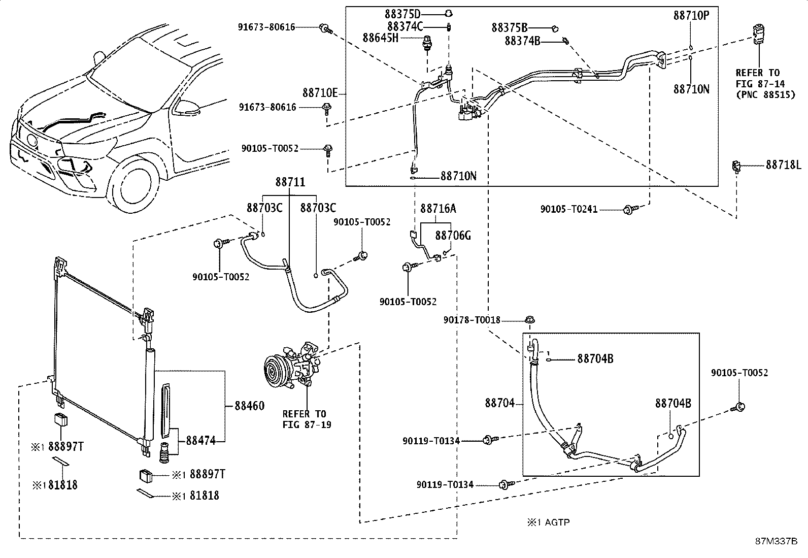 Toyota 88899-42240 GROMMET, COOLER
