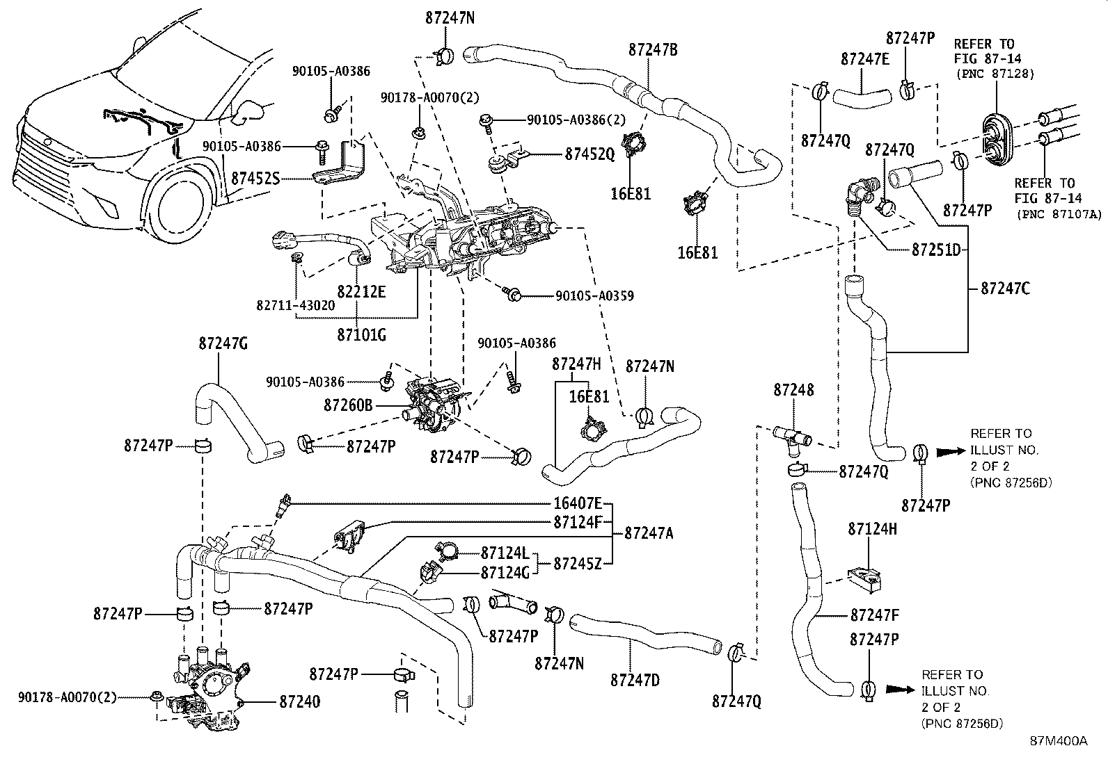 Toyota 87245-40300 HOSE, HEATER WATER, L