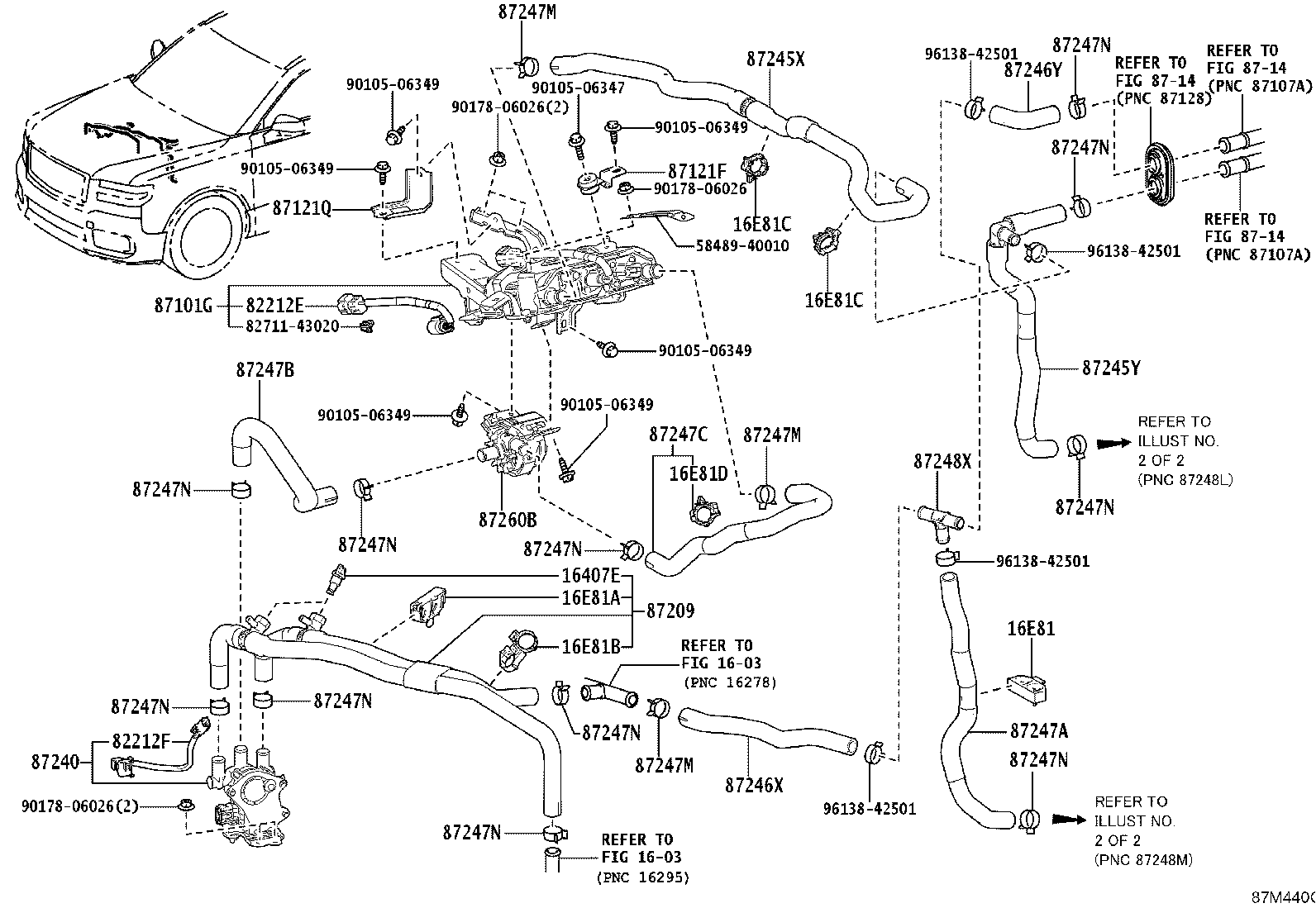 87240-40120 VALVE ASSY, HEATER WATER product image