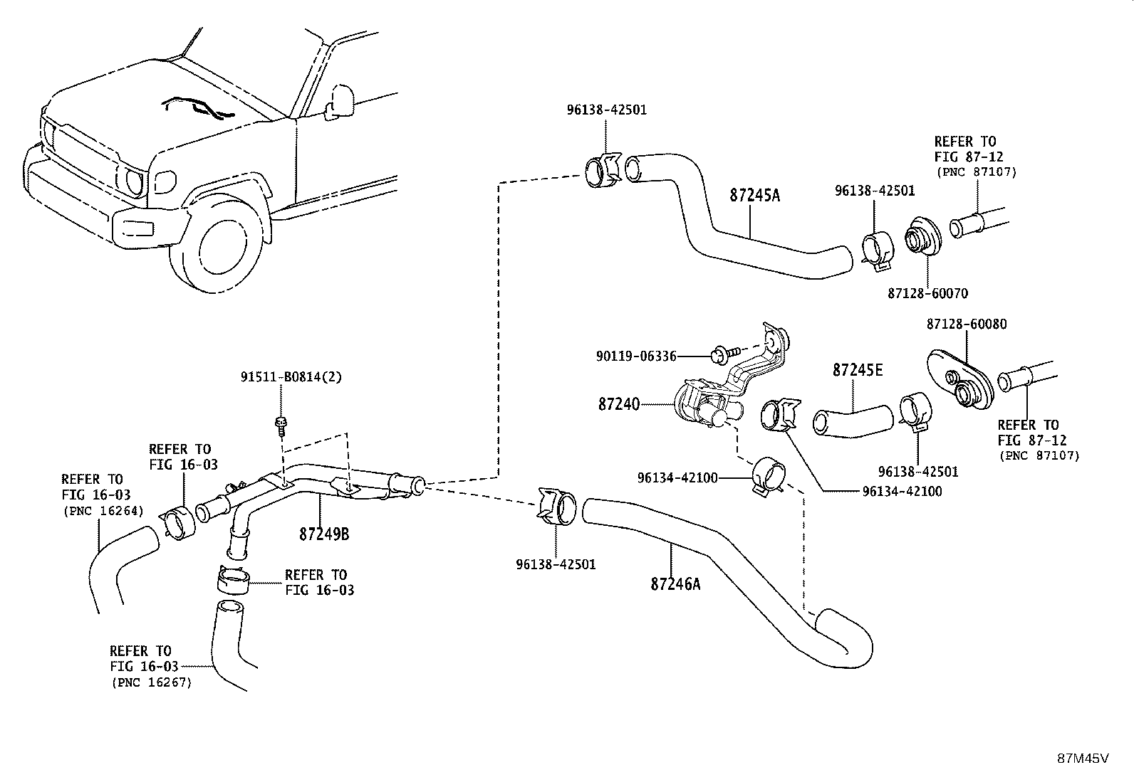 87240-60210 VALVE ASSY, HEATER WATER product image