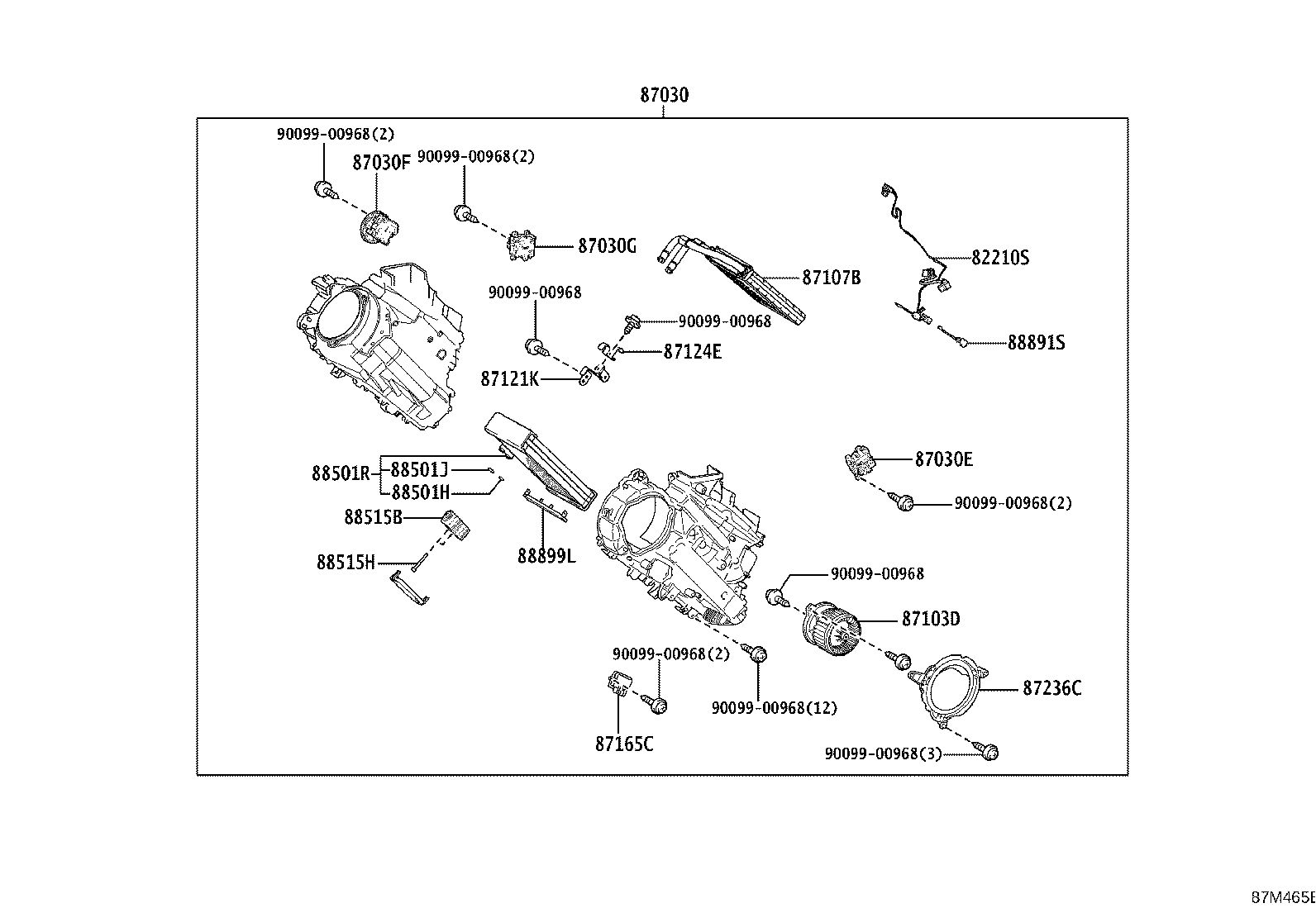 87248-40070 PIPE, HEATER WATER INLET product image