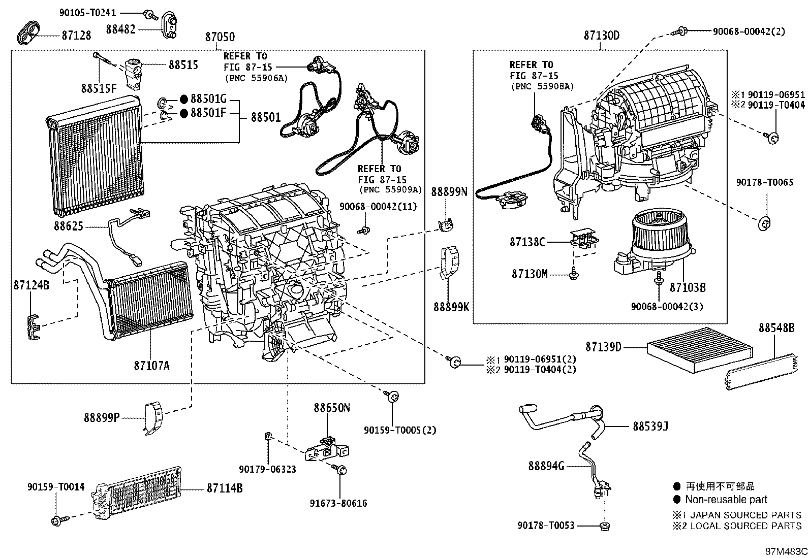 87130-0K520 BLOWER ASSY product image