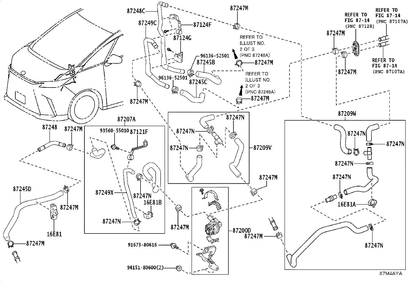 87245-V2060 HOSE, HEATER WATER, OUTLET A product image