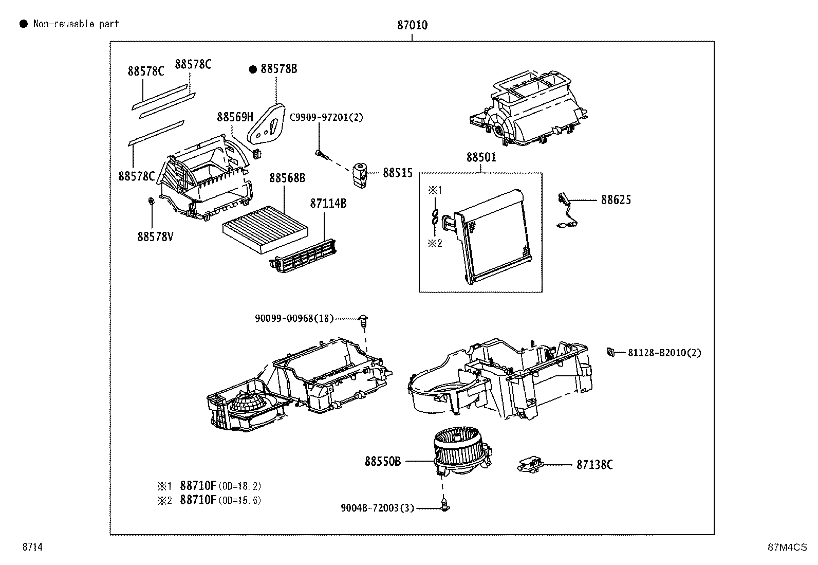 88515-BZ100 VALVE, COOLER EXPANSION product image