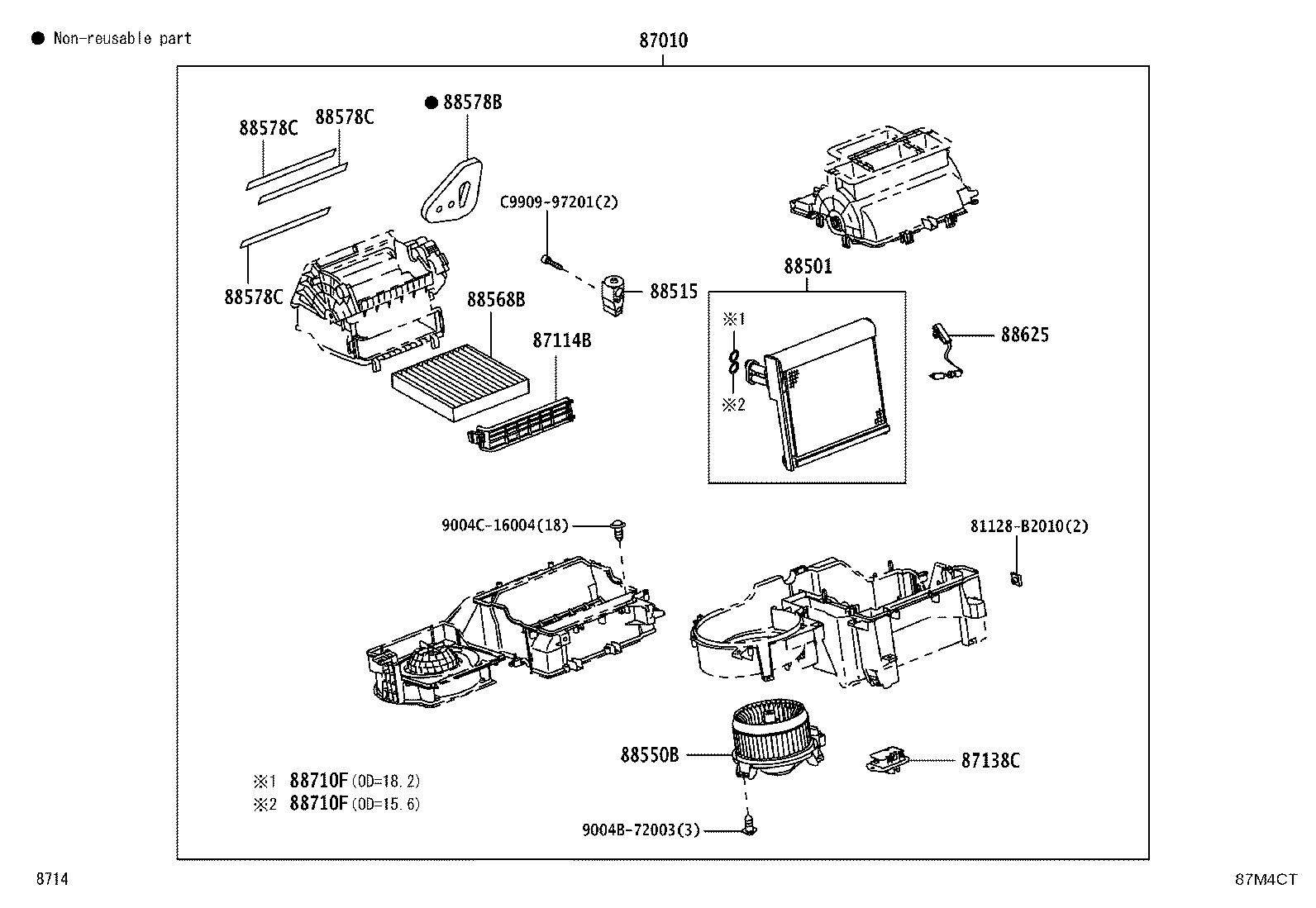 88515-BZ100 VALVE, COOLER EXPANSION product image
